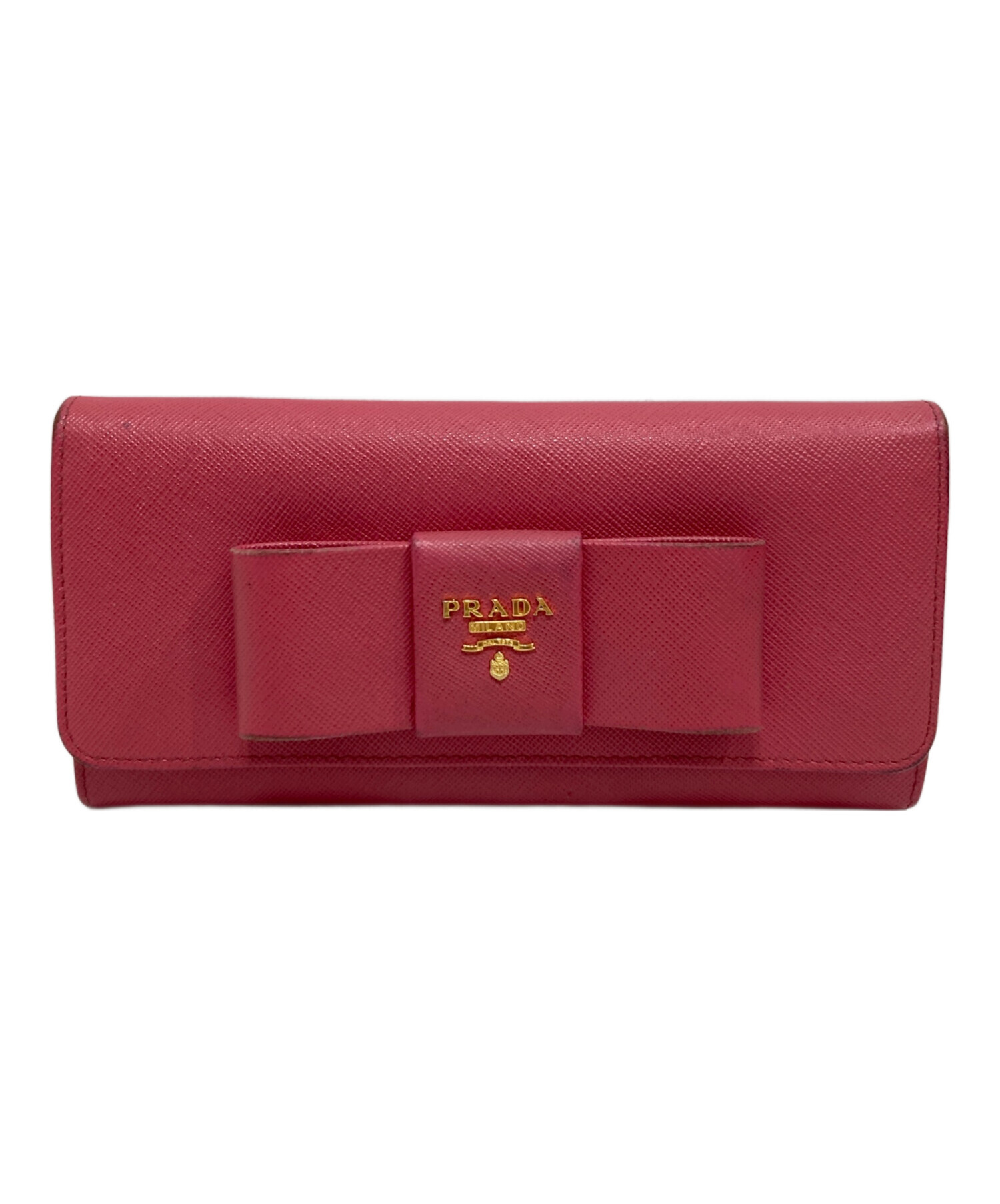 中古・古着通販】PRADA (プラダ) カードケース付きサフィアーノレザー