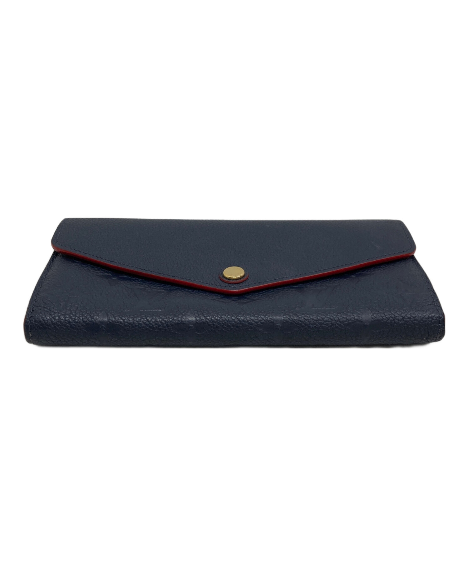 SALE!フォロー割！ルイヴィトン ポルトフォイユ・サラ 濃紺 正規保証2120 中古・古着通販】LOUIS VUITTON (ルイ ヴィトン) 長財布