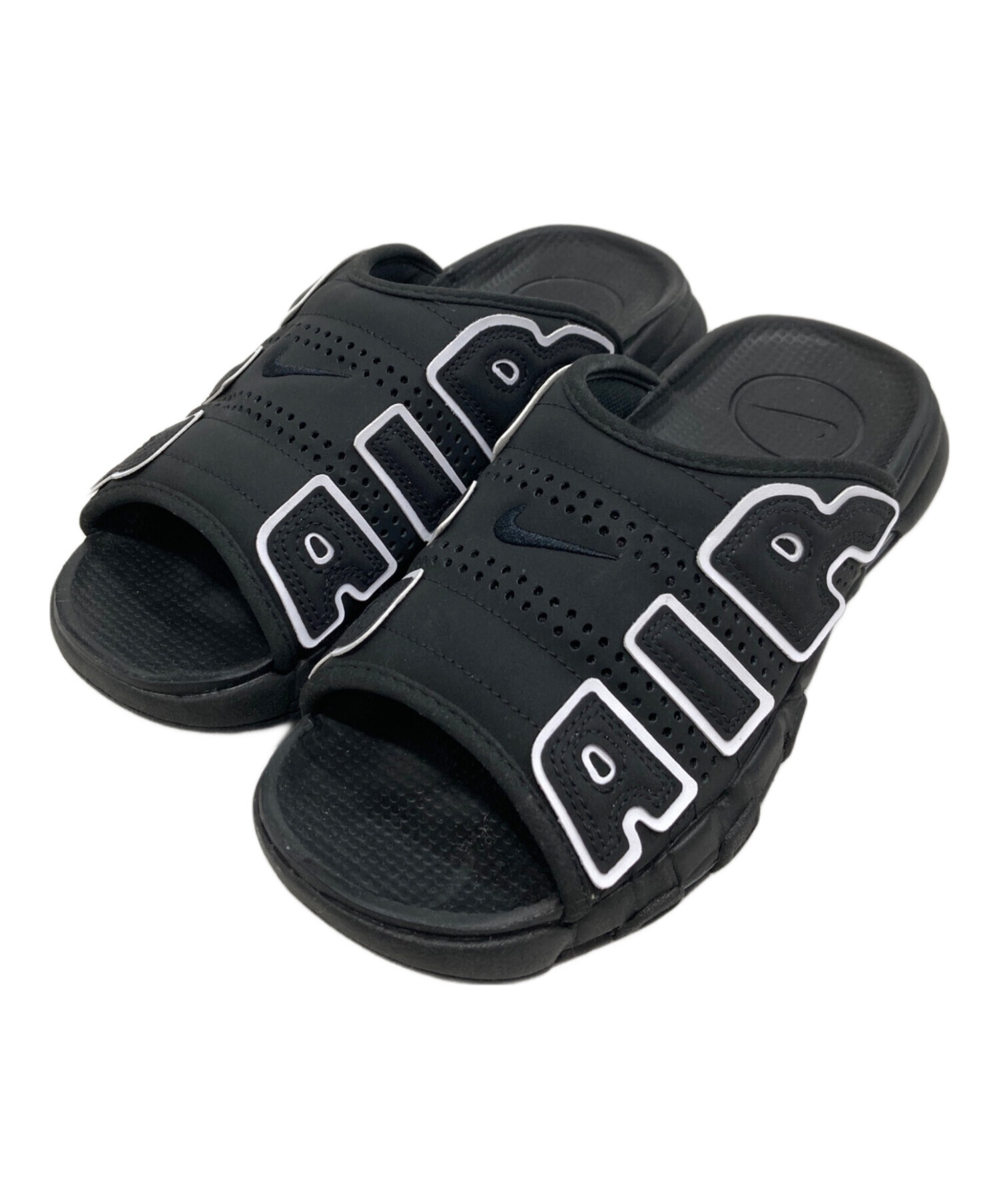 NIKE AIR MORE UPTEMPO SLIDE サンダル26cm NIKE Air More Uptempo Slide Black 26cm