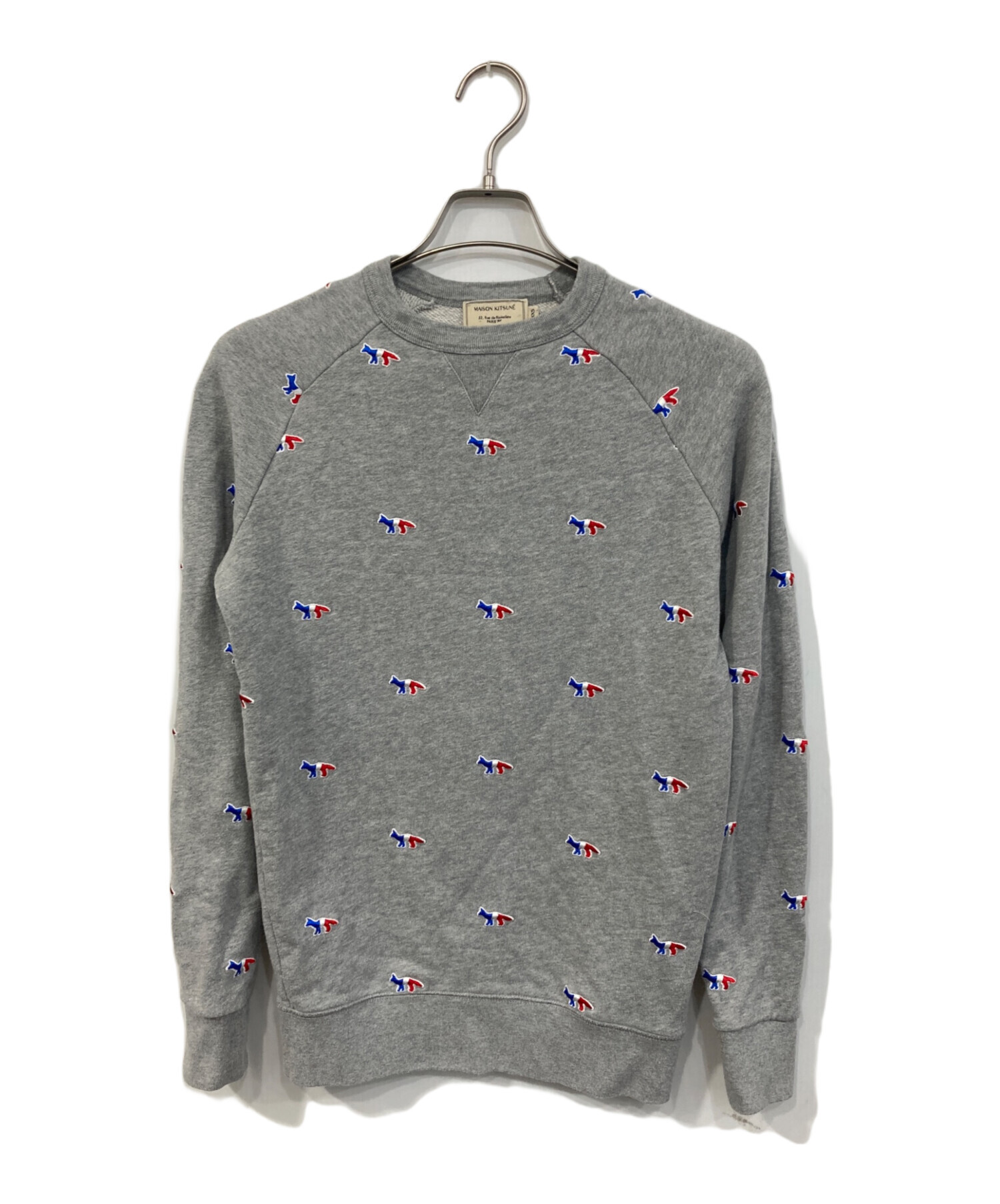 中古・古着通販】maison kitsune (メゾンキツネ) 総ロゴスウェット 
