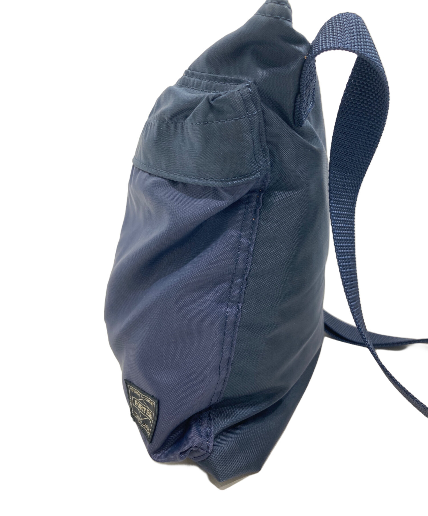 【未使用】ショルダーバッグ 　ネイビー　西日本 中古・古着通販】PORTER (ポーター) ショルダーバッグ ネイビー