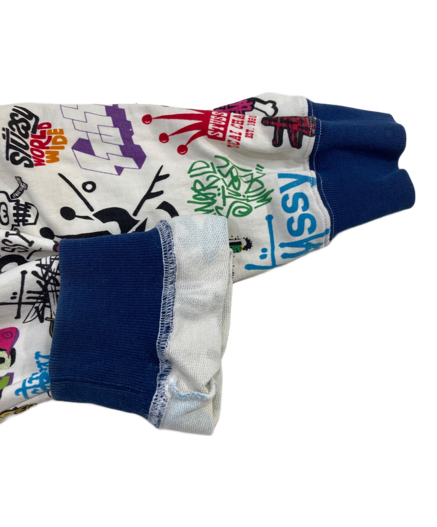 中古・古着通販】stussy (ステューシー) 歴代ロゴプリントジップ