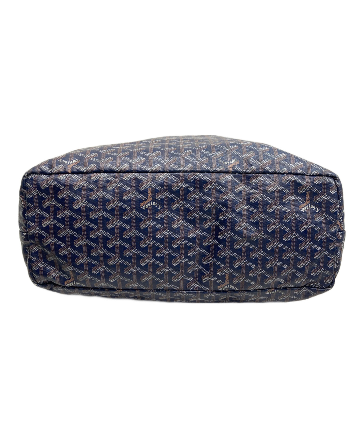 中古・古着通販】GOYARD (ゴヤール) サンルイPMトートバッグ ネイビー