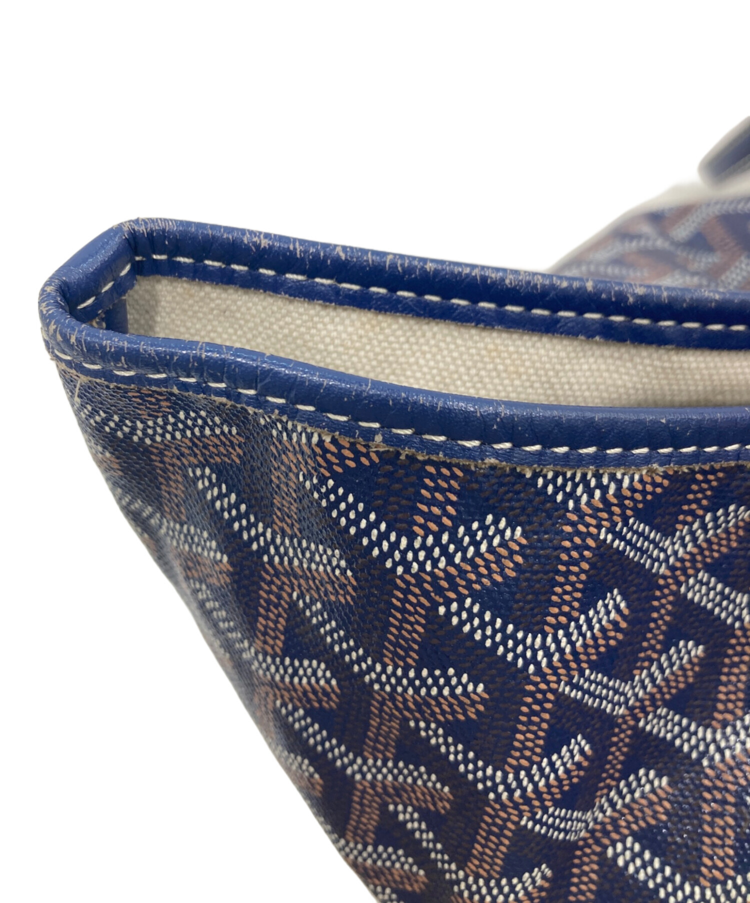中古・古着通販】GOYARD (ゴヤール) サンルイPMトートバッグ ネイビー