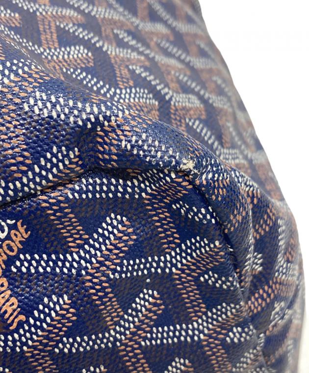 中古・古着通販】GOYARD (ゴヤール) サンルイPMトートバッグ ネイビー