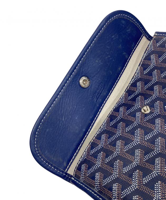 美品 サンルイ PM ブランド 中古・古着通販】GOYARD (ゴヤール) サンルイPMトートバッグ ネイビー