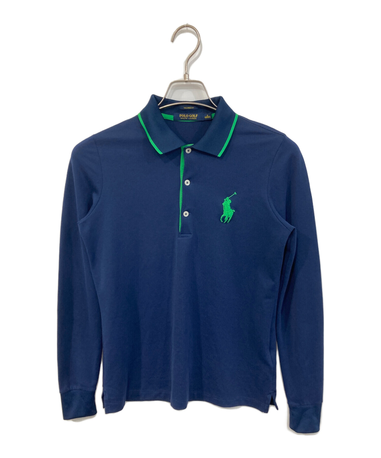 中古・古着通販】POLO GOLF (ポロ ゴルフ) ラガーシャツ ネイビー