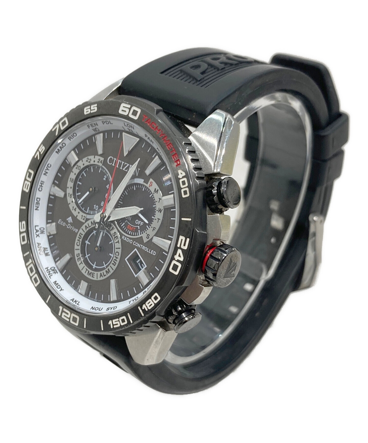 シチズンプロマスター クロノグラフ 中古・古着通販】CITIZEN (シチズン) プロマスター エコドライブ