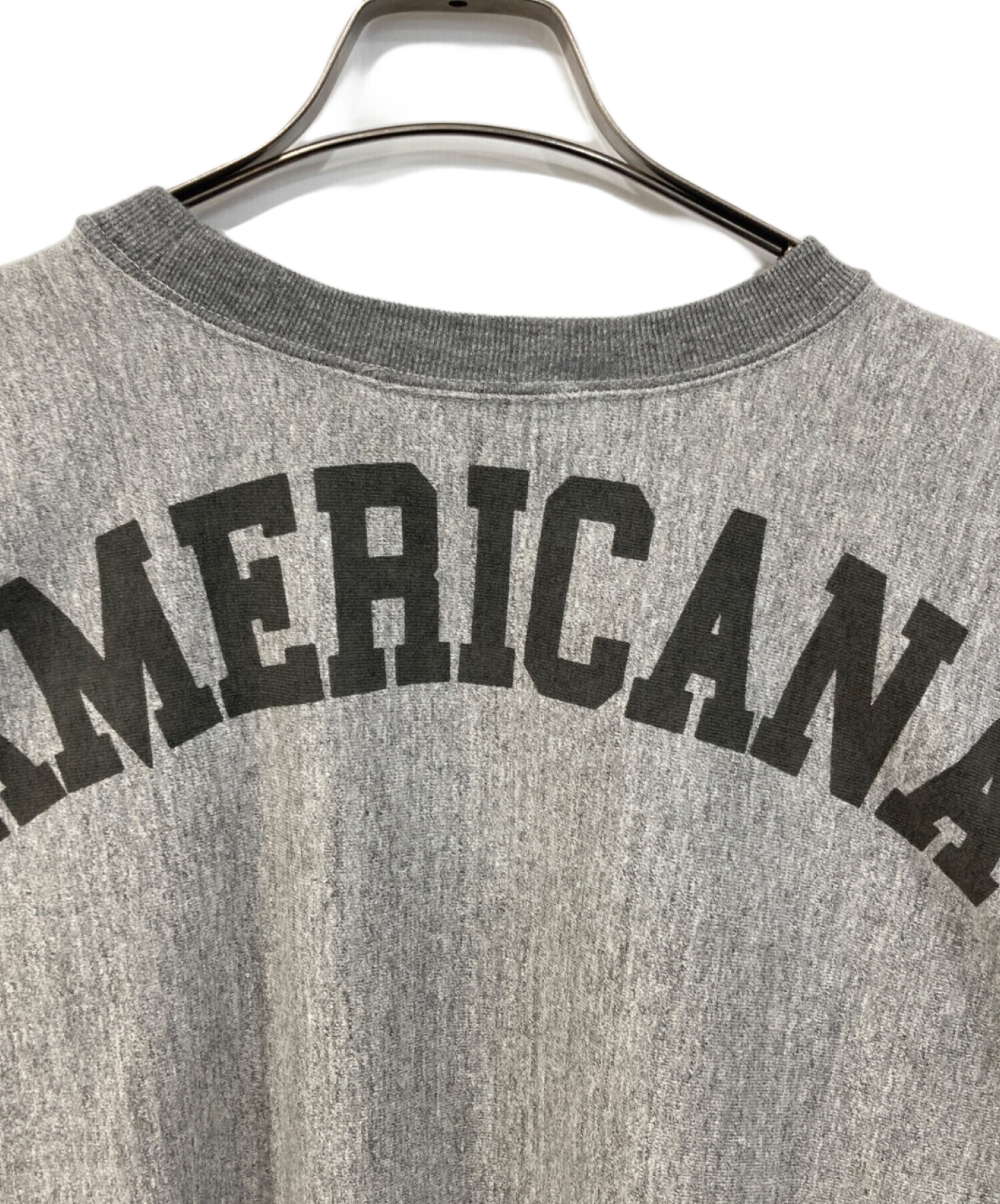 中古・古着通販】Americana (アメリカーナ) 2トーンスウェット グレー