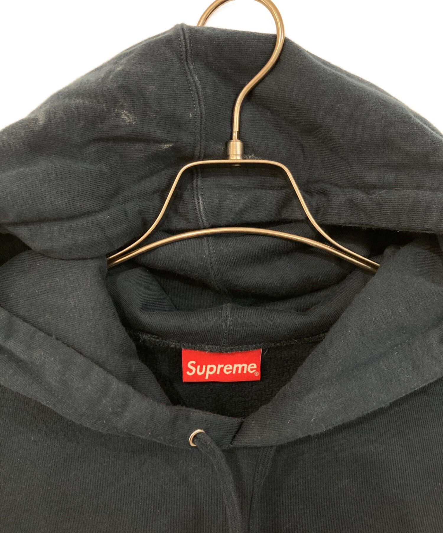 中古・古着通販】SUPREME (シュプリーム) text rib hooded sweatshirt 