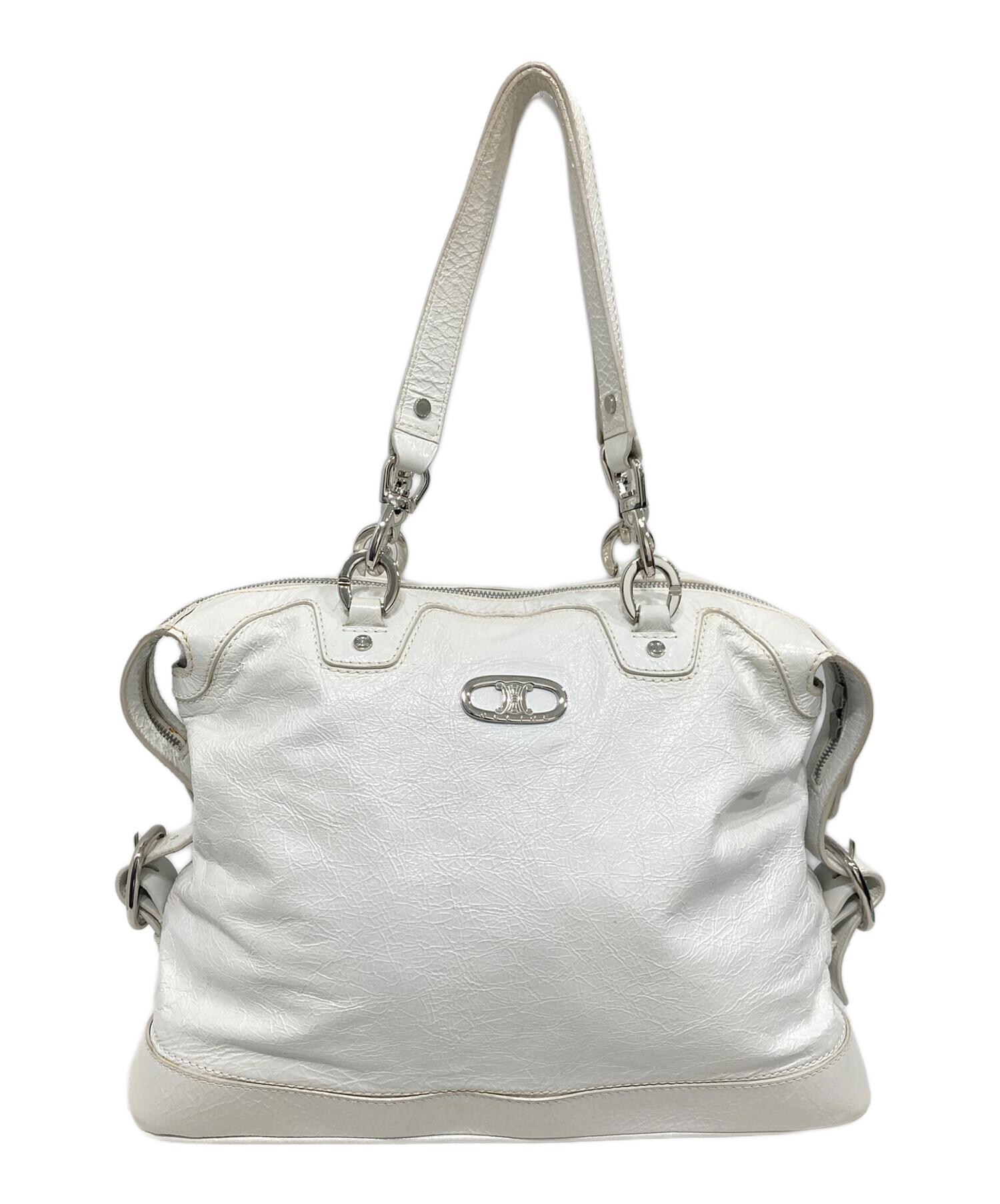 中古・古着通販】CELINE (セリーヌ) ノーティル トートバッグ ホワイト 