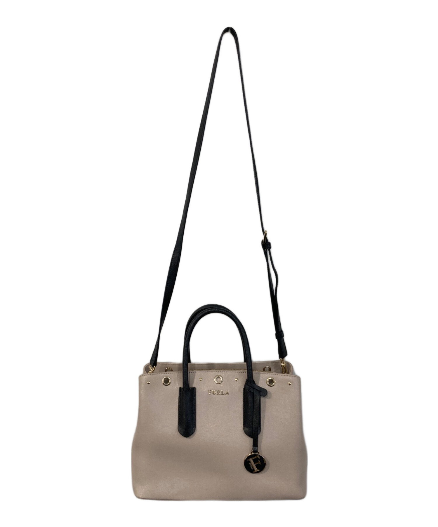 FURLA ウ'ァーシティスタイル2way 未使用に近い FURLA（フルラ） 【並行輸入品】フルラ ヴァーシティ スタイル トート