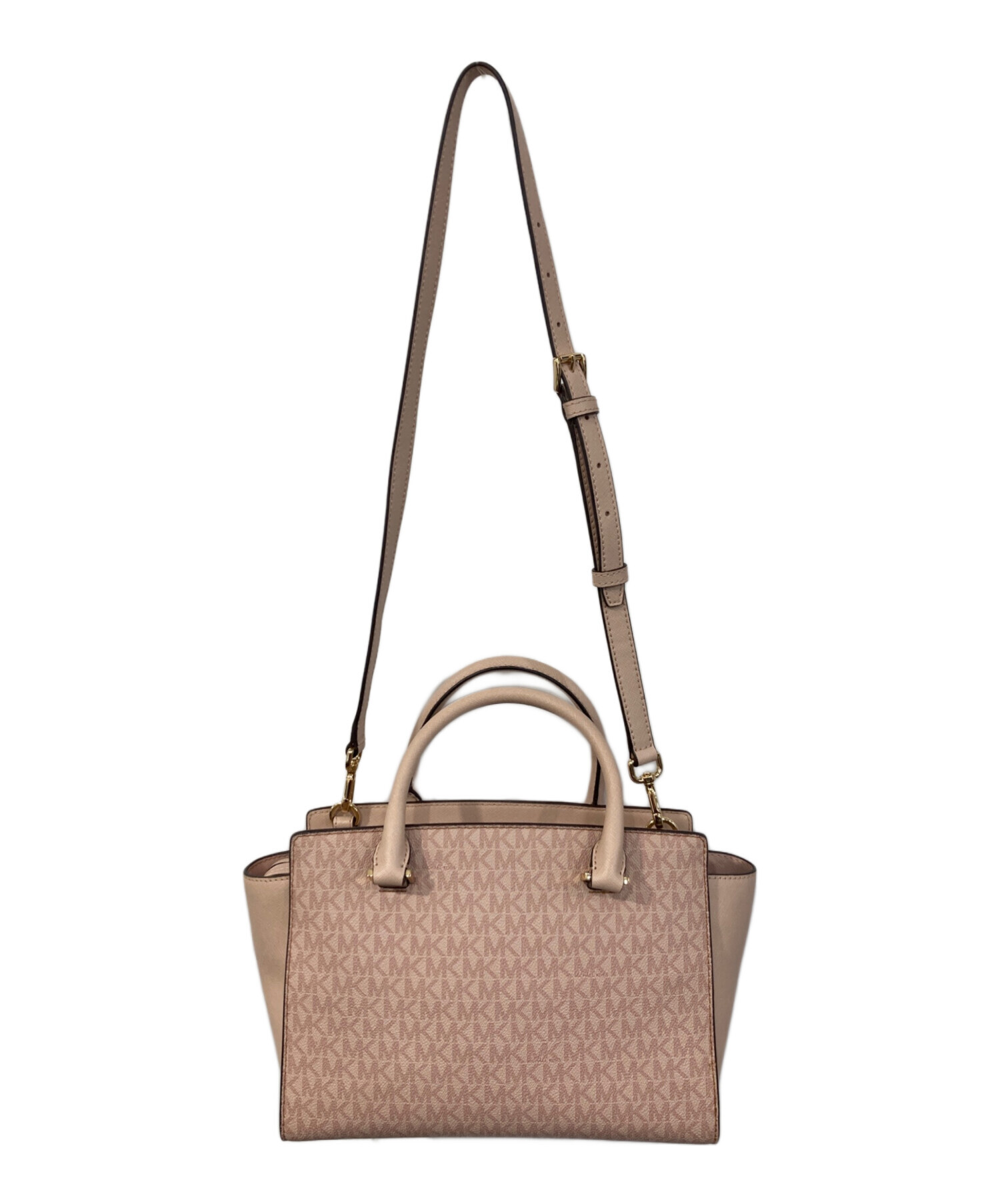 小筆さま専用→マイケルコース  ショルダーバッグ2way 中古・古着通販】MICHAEL KORS (マイケル・コース) モノグラム2WAY