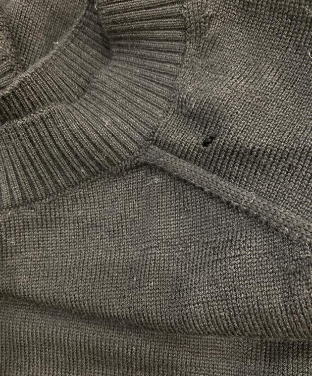 中古・古着通販】FENDI (フェンディ) FFズッカ柄ウールニット ブラック