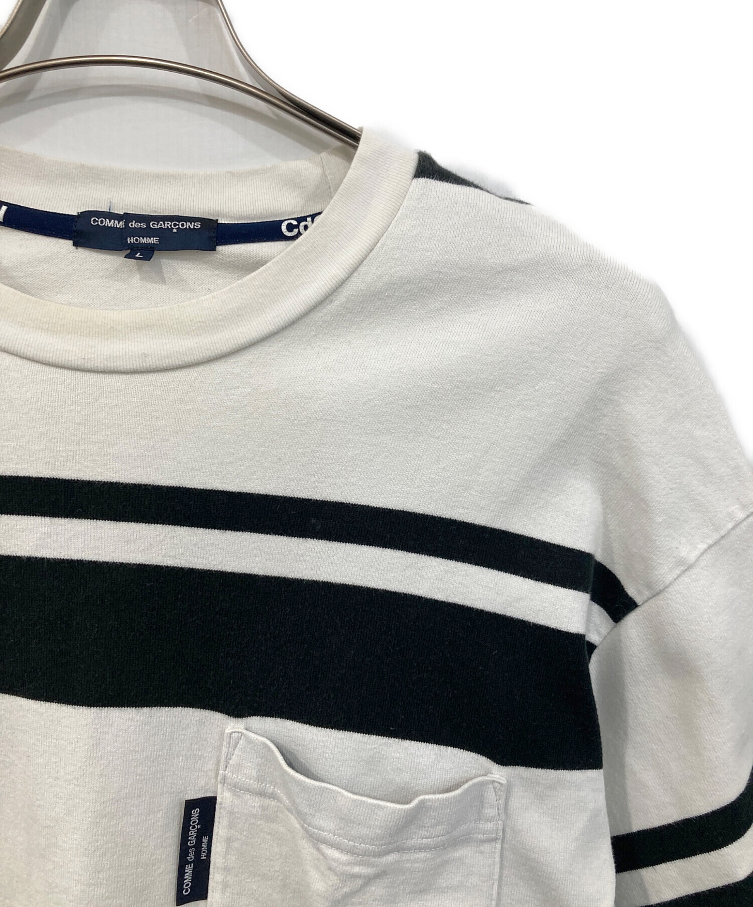 コムデギャルソンオム　ボーダー　シャツ　00s archive 中古・古着通販】COMME des GARCONS HOMME (コムデギャルソン オム