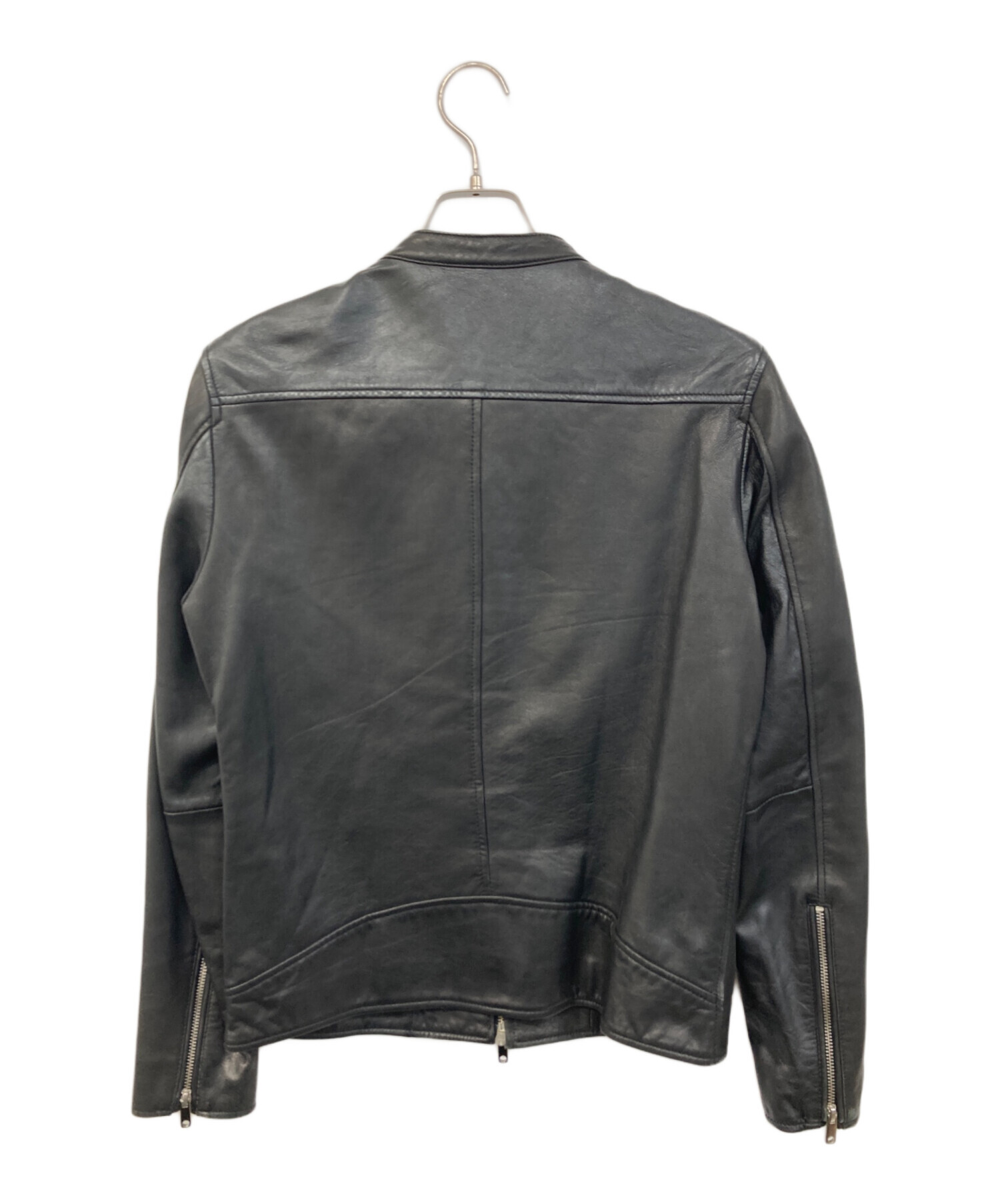 ブラックレザーシングルライダースジャケット　united tokyo 中古・古着通販】UNITED TOKYO (ユナイテッドトーキョー) シングル