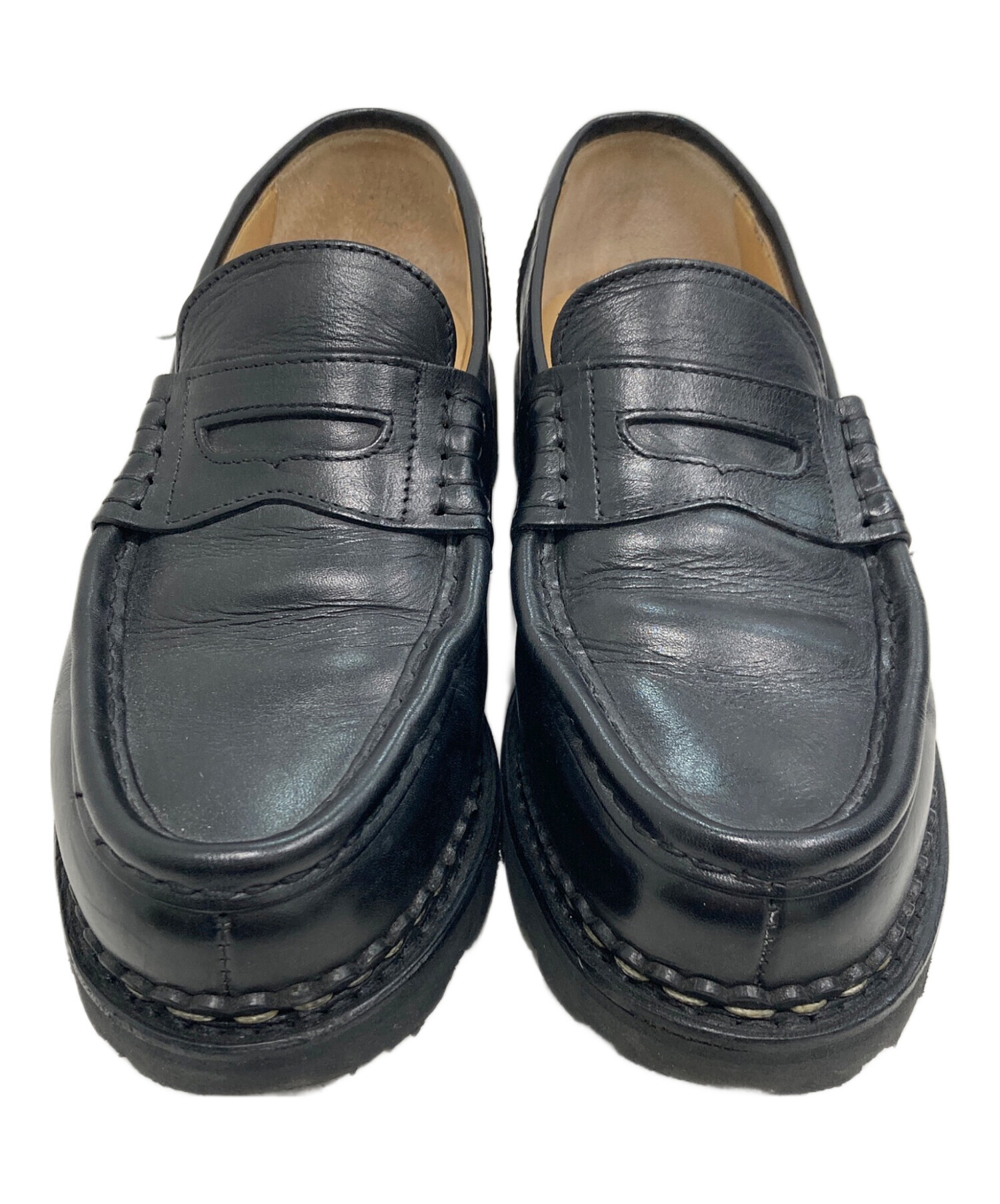 PARABOOT (パラブーツ) REIMS コインローファ ブラック サイズ:5 1/2 