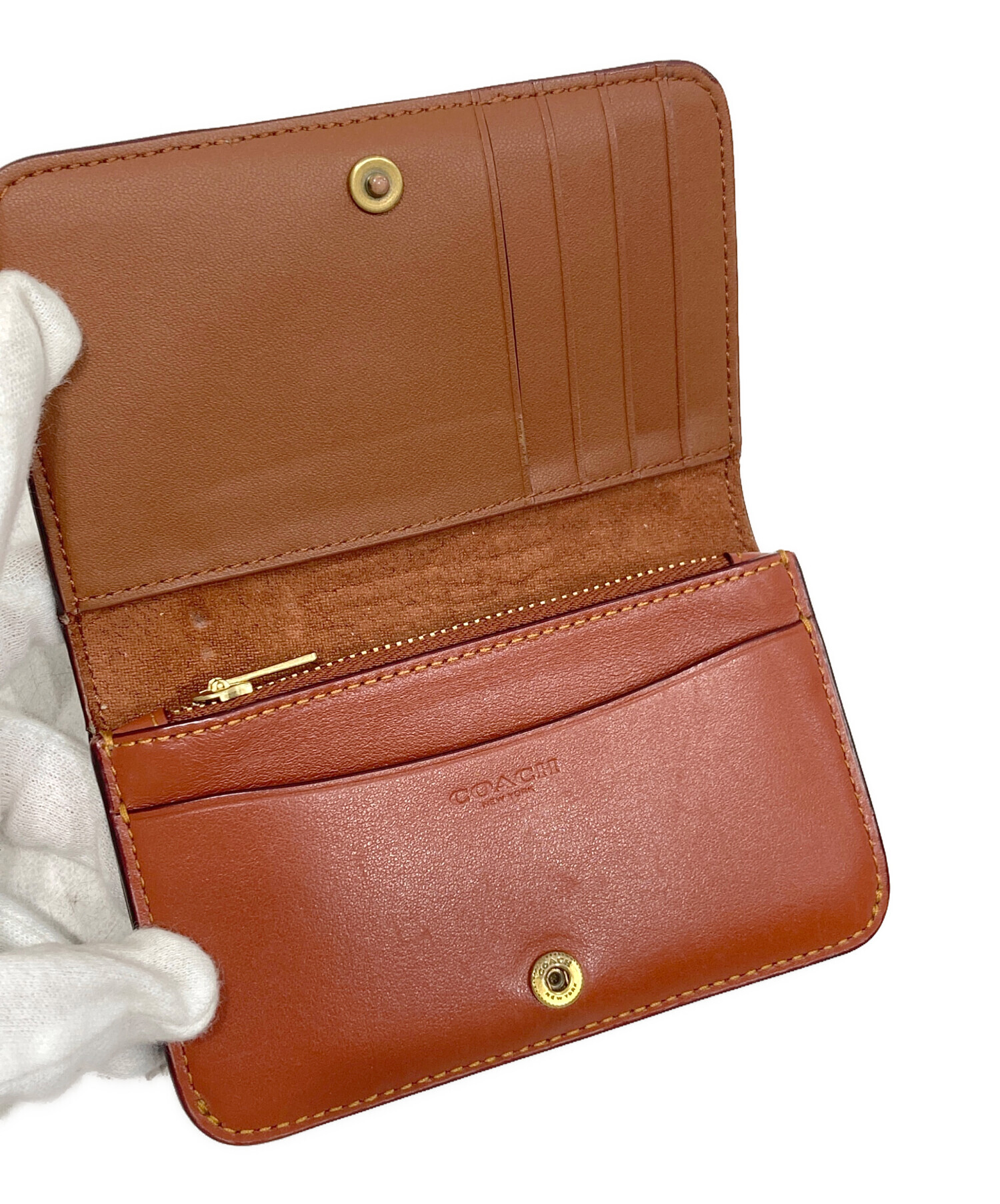 中古・古着通販】COACH (コーチ) 2つ折り財布｜ブランド・古着通販