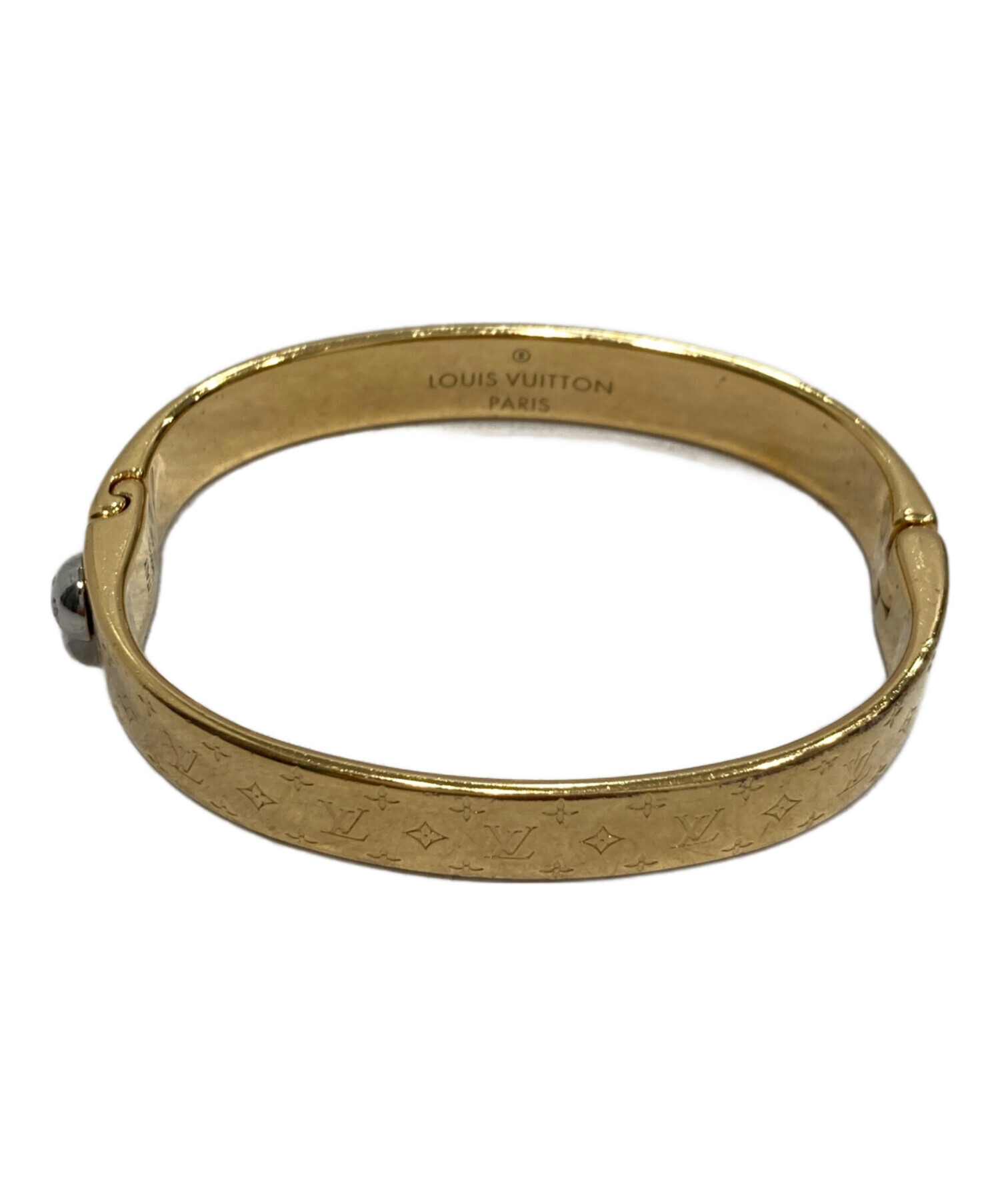 ルイヴィトン M00251 ブレスレット ゴールド  LOUIS VUITTON S サイズ モノグラム LOUIS VUITTON（ルイ・ヴィトン） ブレスレット バングル M00251 カフ