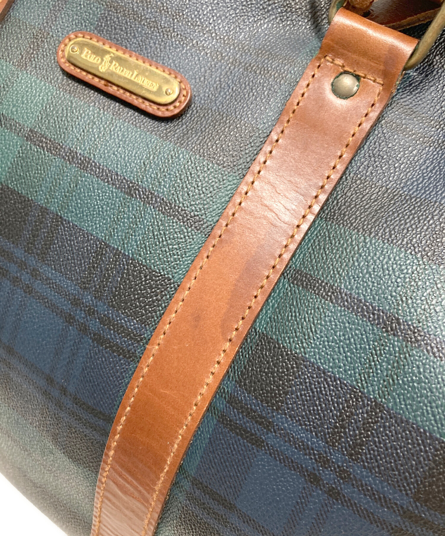 RALPH LAUREN 2way ボストンバッグ レザー 中古・古着通販】POLO RALPH LAUREN (ポロ・ラルフローレン) 2way