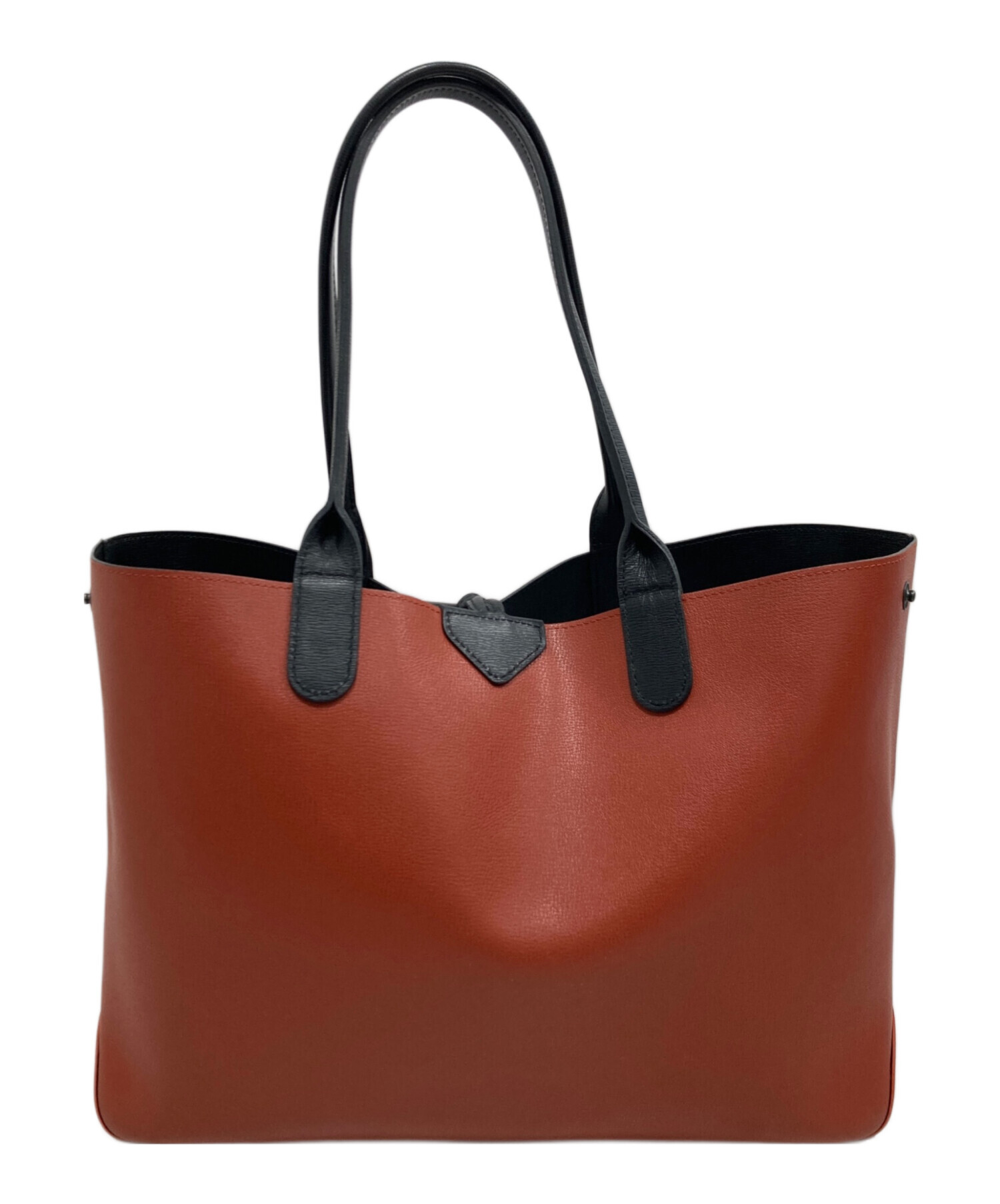 【未使用品】Longchamp トートバッグ【美品】 中古・古着通販】LONGCHAMP (ロンシャン) レザートートバッグ レッド
