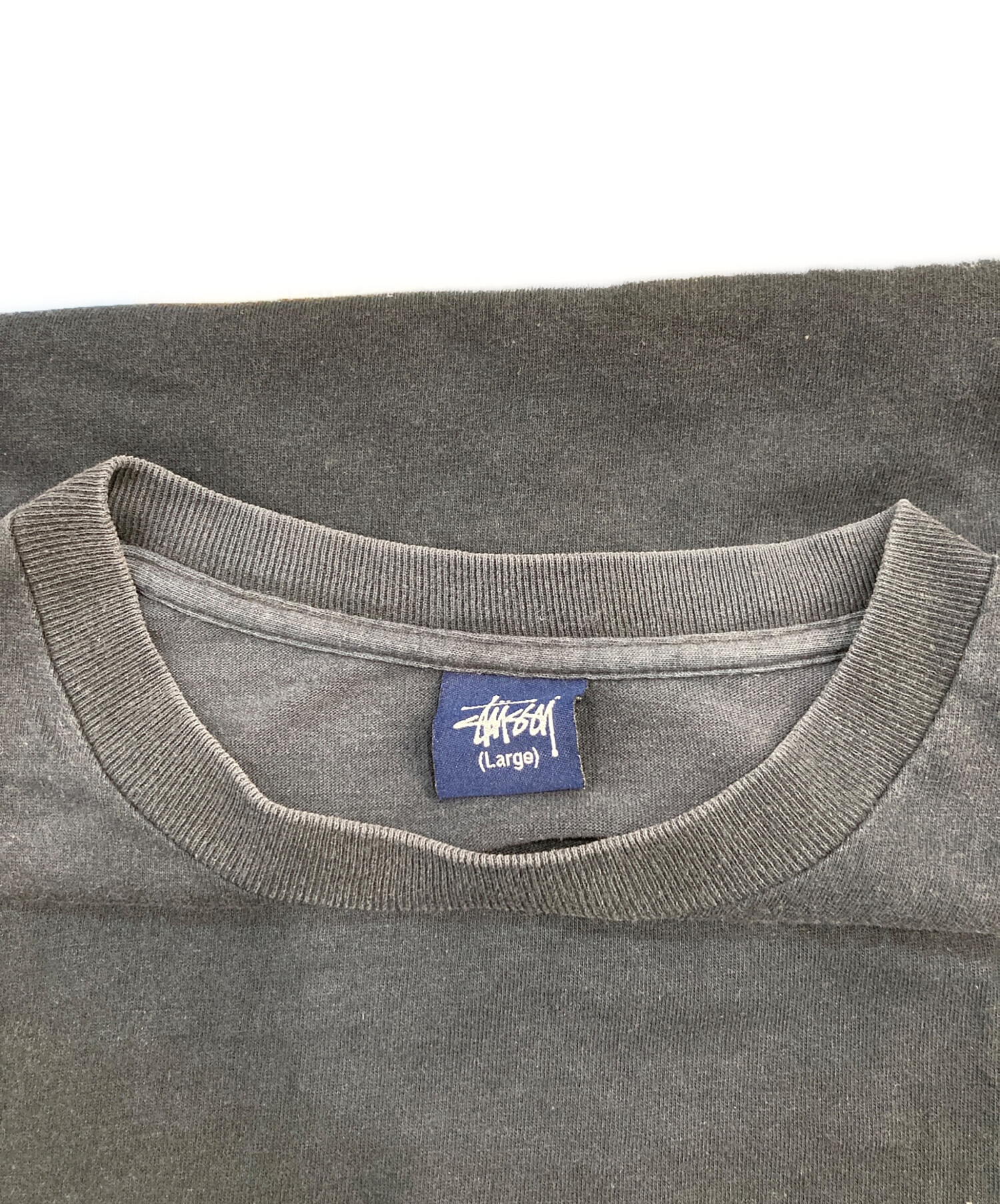 中古・古着通販】stussy (ステューシー) ロゴTシャツ ネイビー サイズ