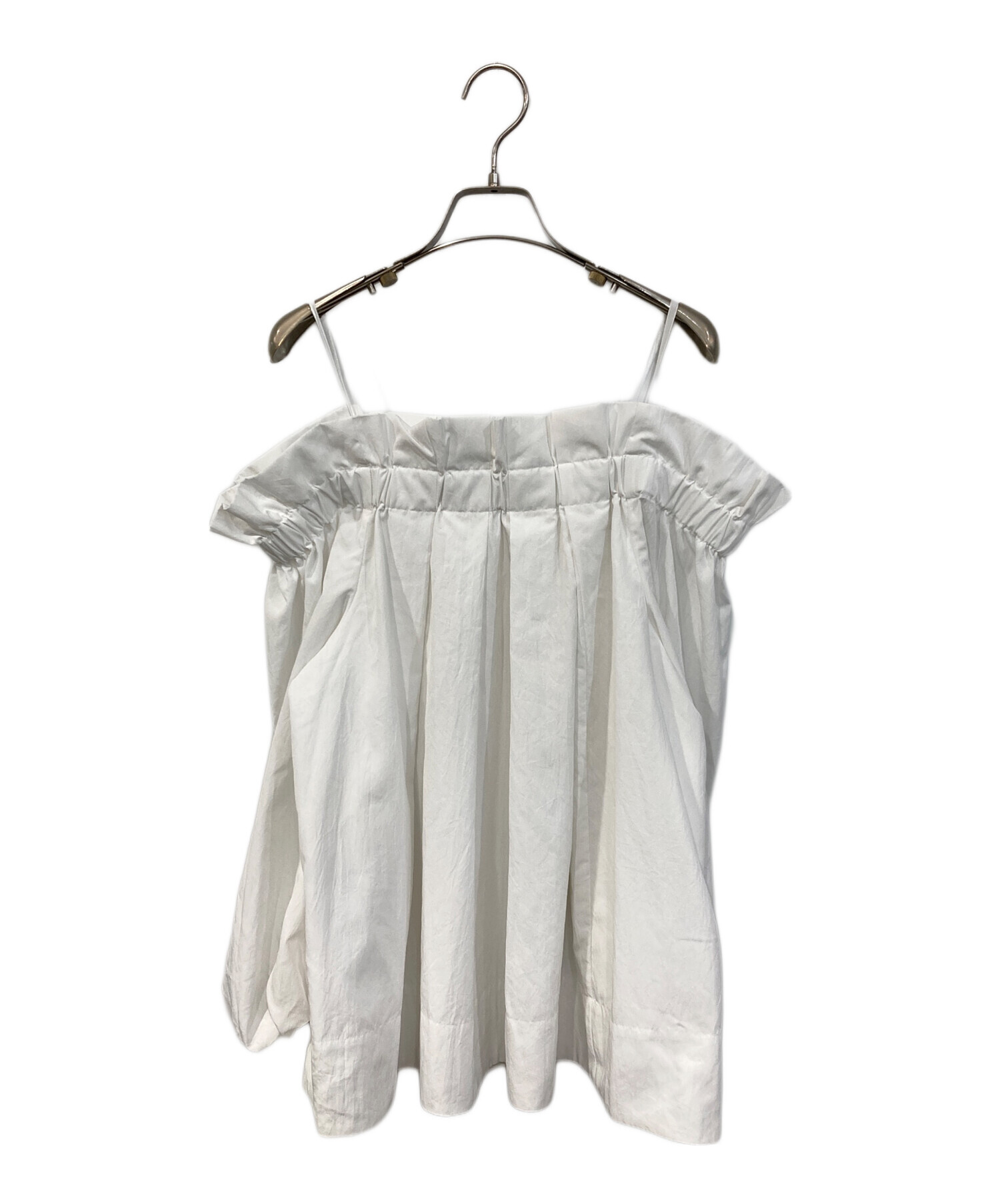 emmi フリルオフショルブラウス新品タグ付き 中古・古着通販】emmi atelier (エミアトリエ) タックオフショル
