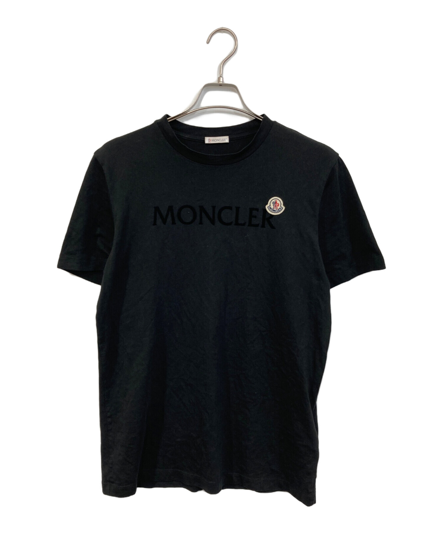 中古・古着通販】MONCLER (モンクレール) SS T-SHIRT ブラック サイズ