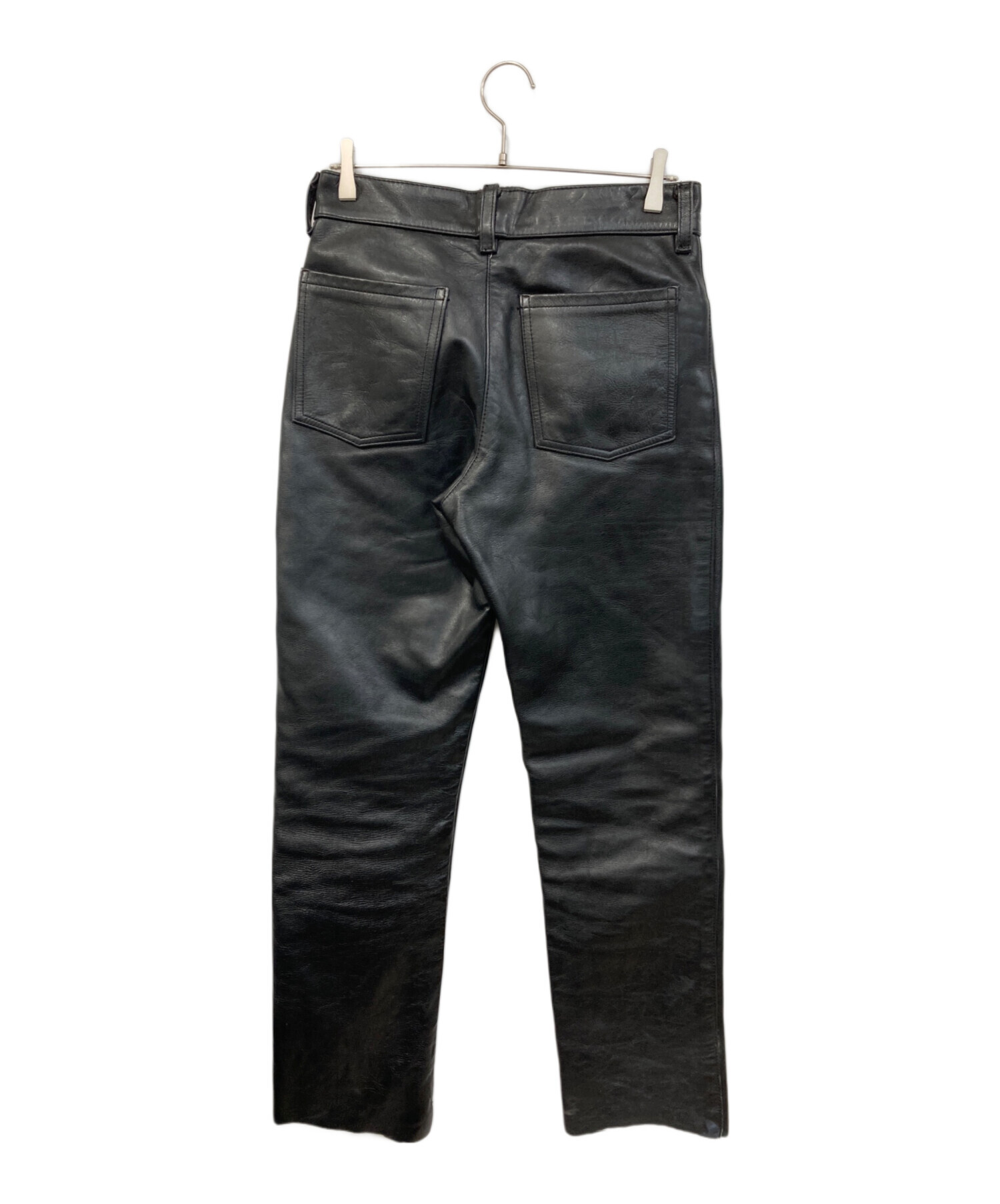 中古・古着通販】VANSON (バンソン) ブーツカットレザーパンツ