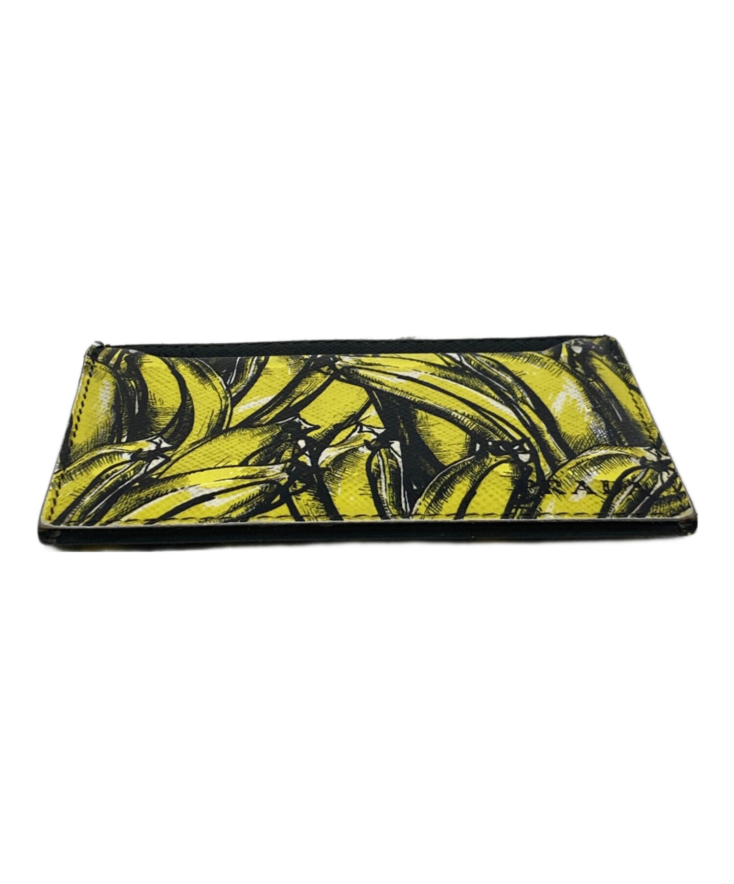 プラバナ レア商品 中古・古着通販】PRADA (プラダ) バナナ柄 カードケース ブラック