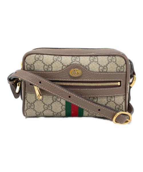 GUCCI ダークブラウン セカンドスキン 中古・古着通販】GUCCI (グッチ) ショルダーバッグ ブラウン｜ブランド