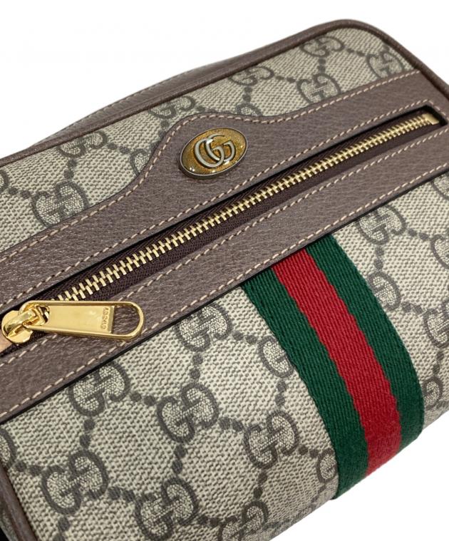 ゆか様、29日までお取り置き‼︎GUCCI ショルダー 中古・古着通販】GUCCI (グッチ) ショルダーバッグ ブラウン｜ブランド