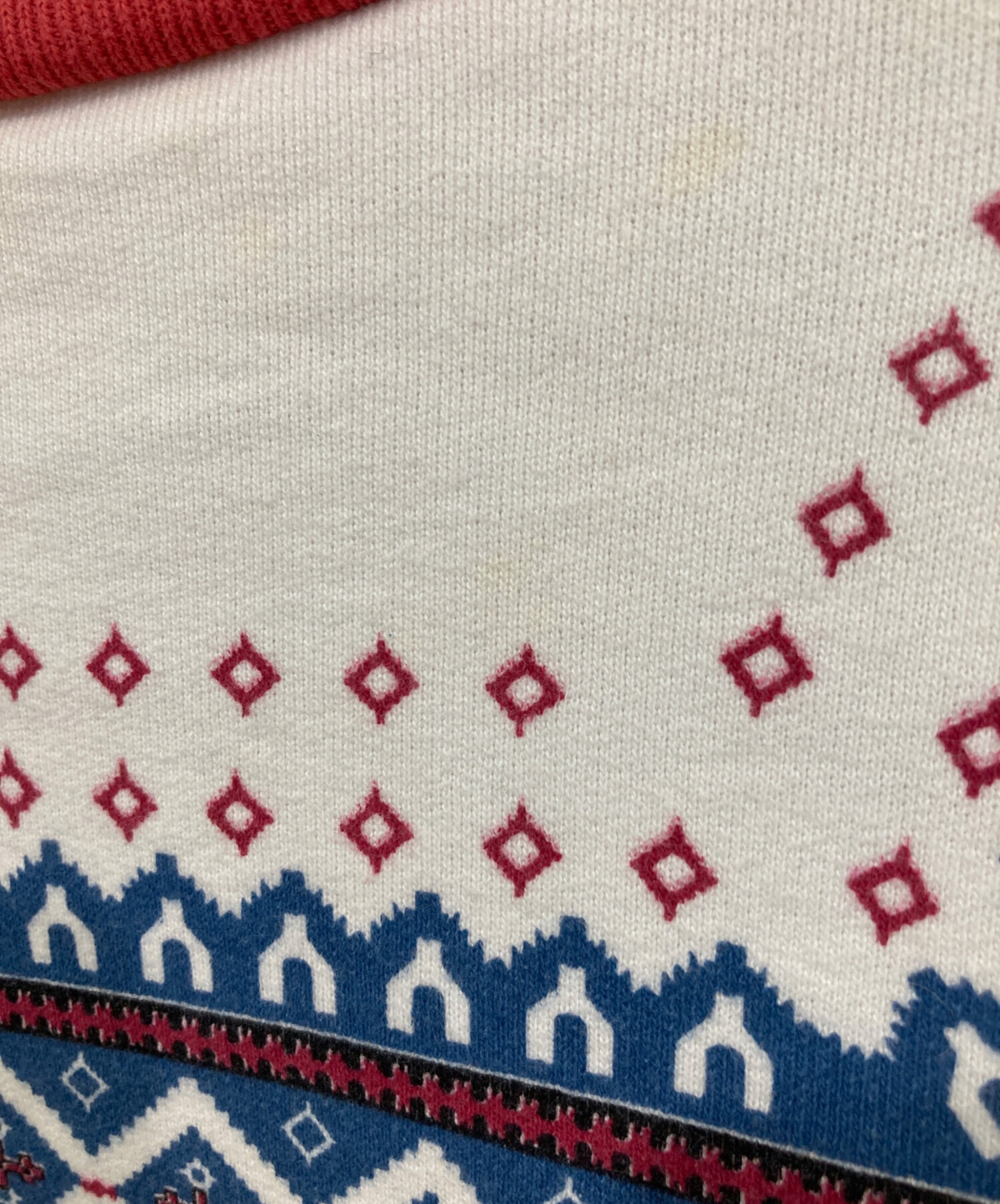 中古・古着通販】cheswick (チェスウィック) 雪柄ジップスウェット