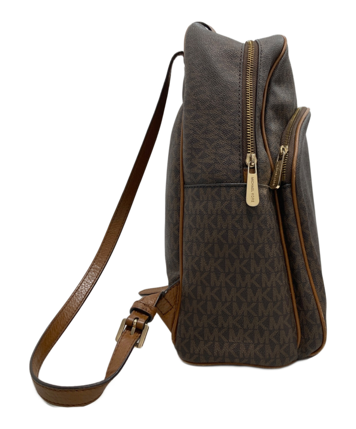 【烈火】MICHAEL KORS モノグラムリュック 中古・古着通販】MICHAEL KORS (マイケル・コース) モノグラムリュック