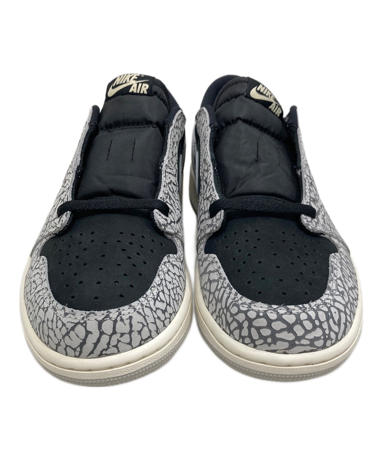 中古・古着通販】NIKE (ナイキ) Air Jordan 1 Retro Low OG Black 