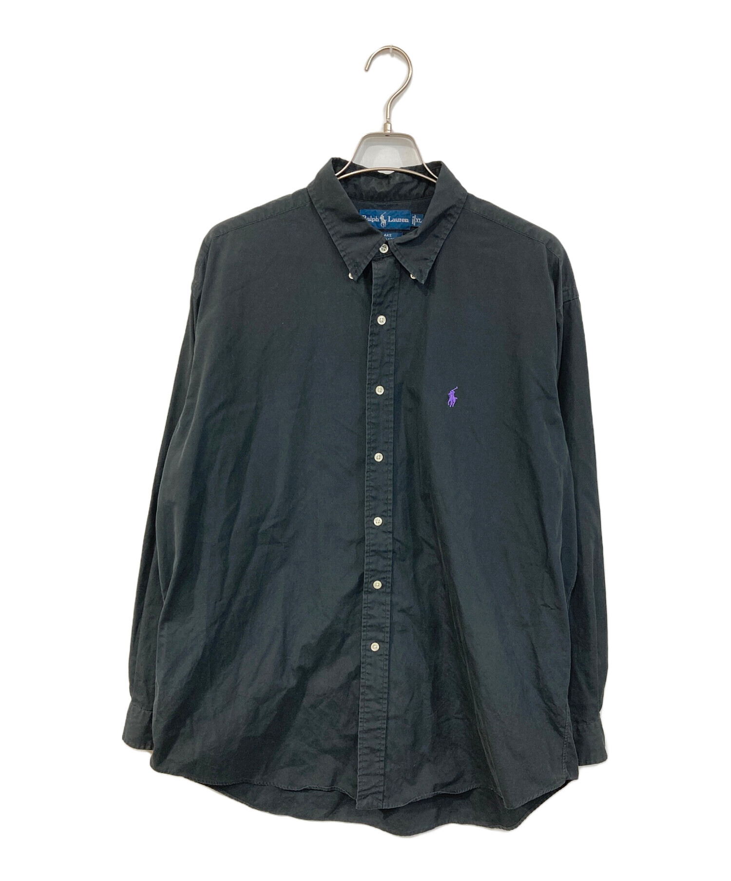 Ralph Lauren Blake ブラックシャツ XXL 中古・古着通販】RALPH LAUREN (ラルフローレン) BLAKE BDシャツ