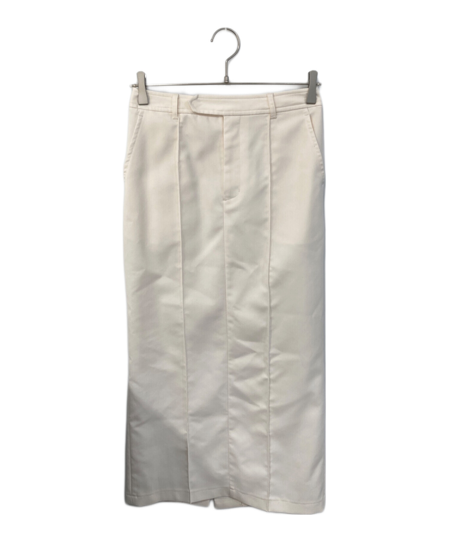 中古・古着通販】L'AUBE BLANC (ローブ ブラン) Front pin tuck pencil