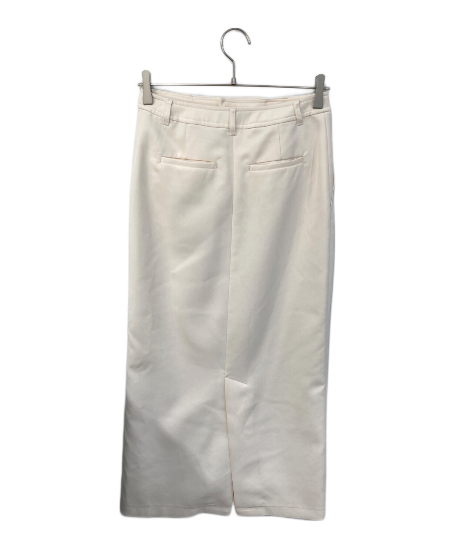 中古・古着通販】L'AUBE BLANC (ローブ ブラン) Front pin tuck pencil