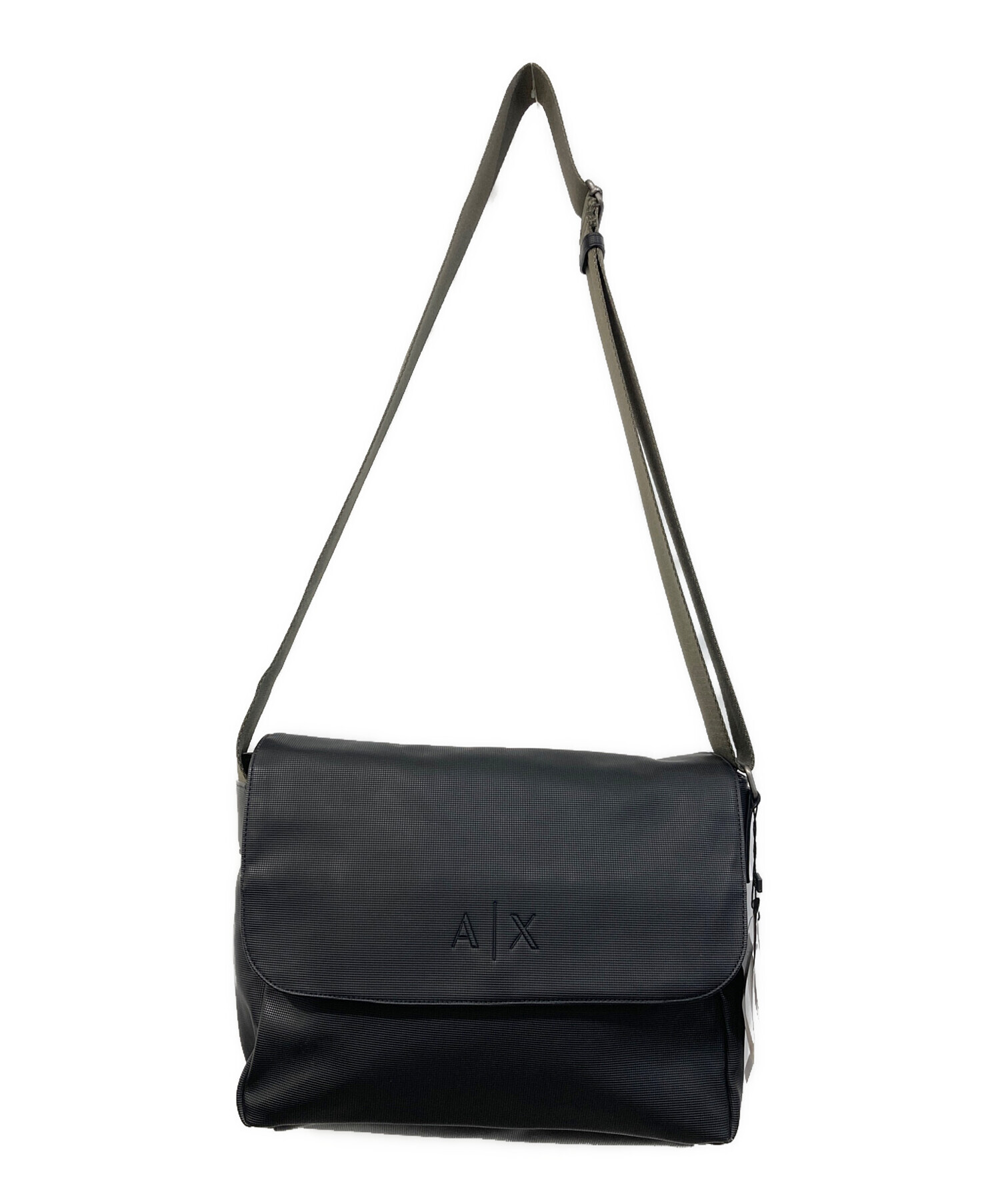 【美品】アルマーニジーンズ メッセンジャーバッグ ショルダーバッグ 中古・古着通販】ARMANI EXCHANGE (アルマーニ エクスチェンジ