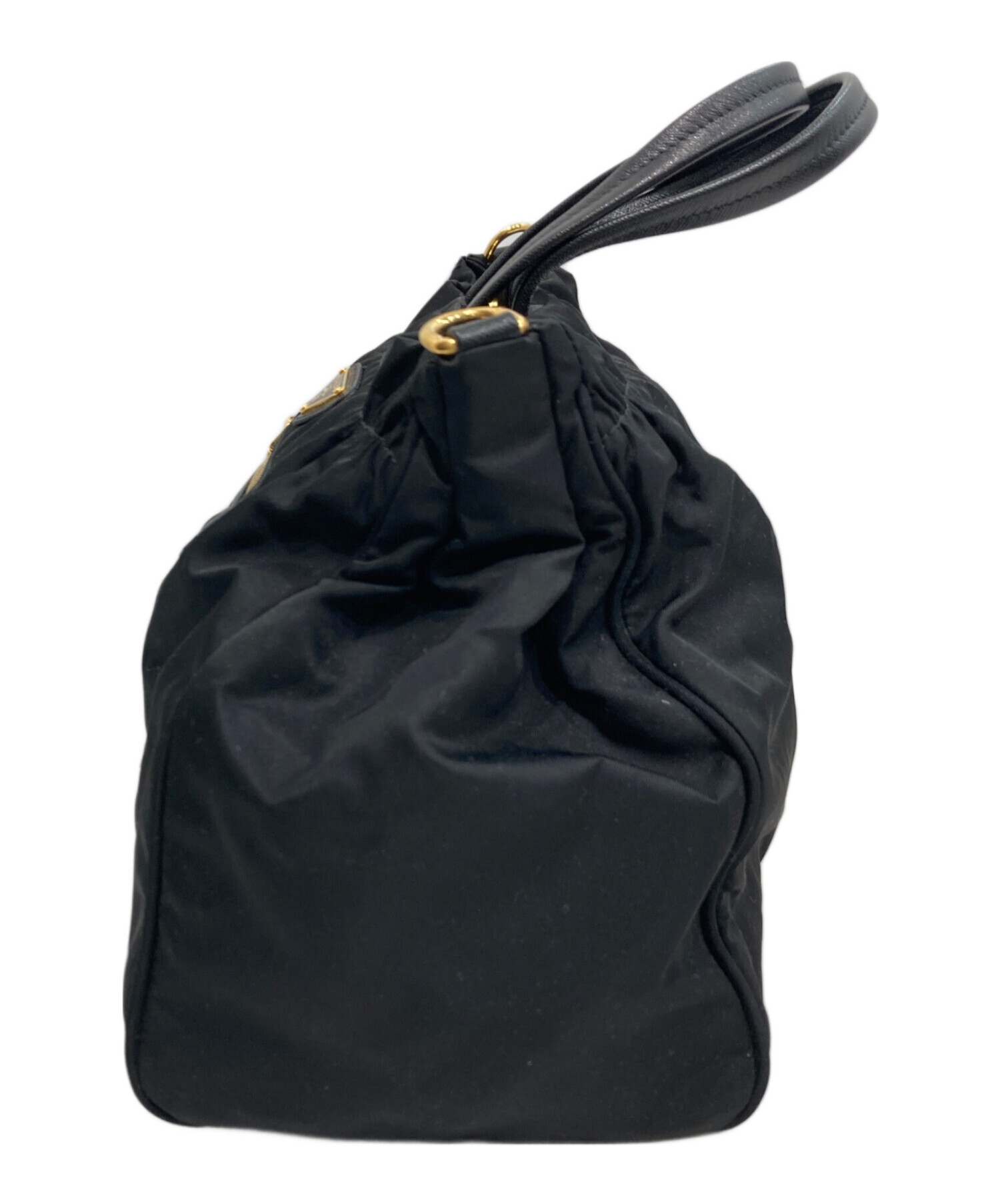 中古・古着通販】PRADA (プラダ) 三角ロゴナイロン2WAYバッグ ブラック