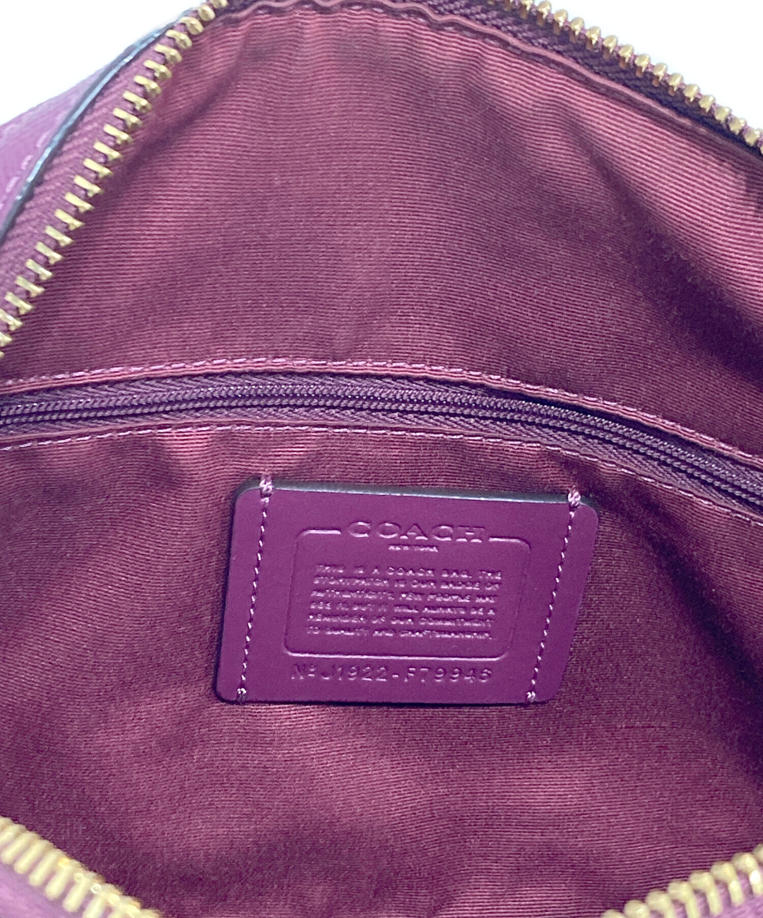 中古・古着通販】COACH (コーチ) ローアン サッチェル バッグ パープル
