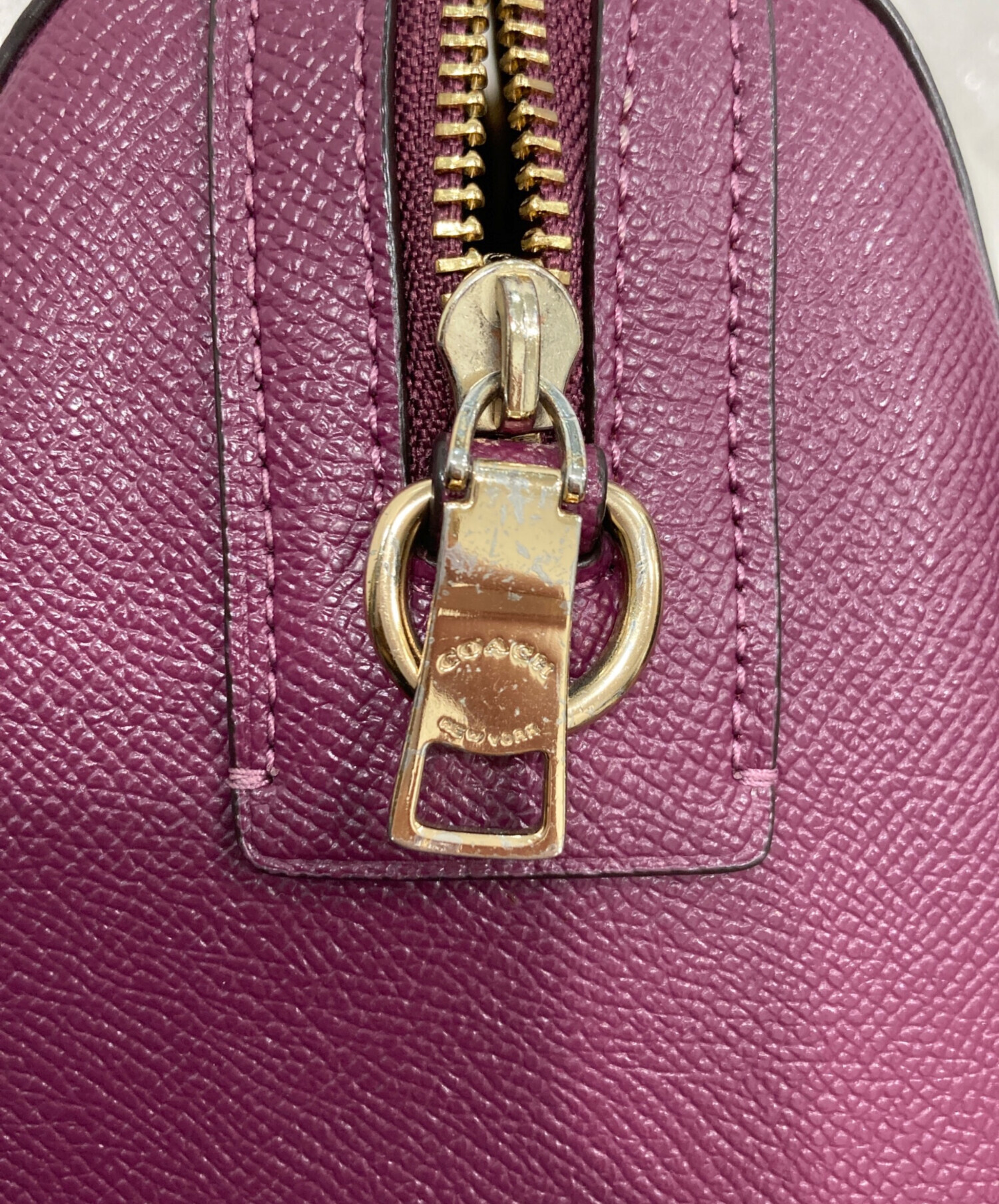 中古・古着通販】COACH (コーチ) ローアン サッチェル バッグ パープル