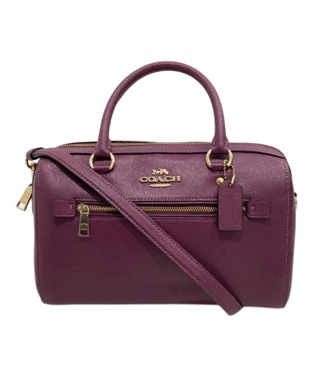 中古・古着通販】COACH (コーチ) ローアン サッチェル バッグ パープル