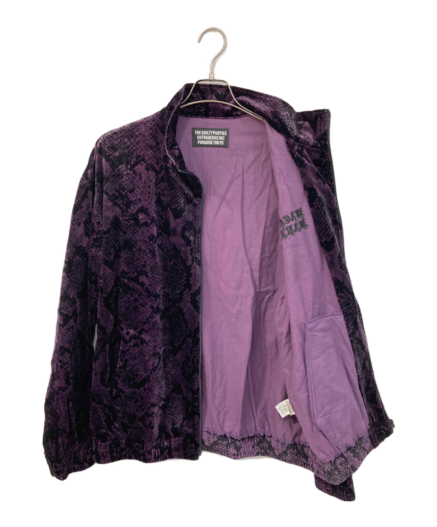 中古・古着通販】WACKO MARIA (ワコマリア) PYTHON VELVET JACKET