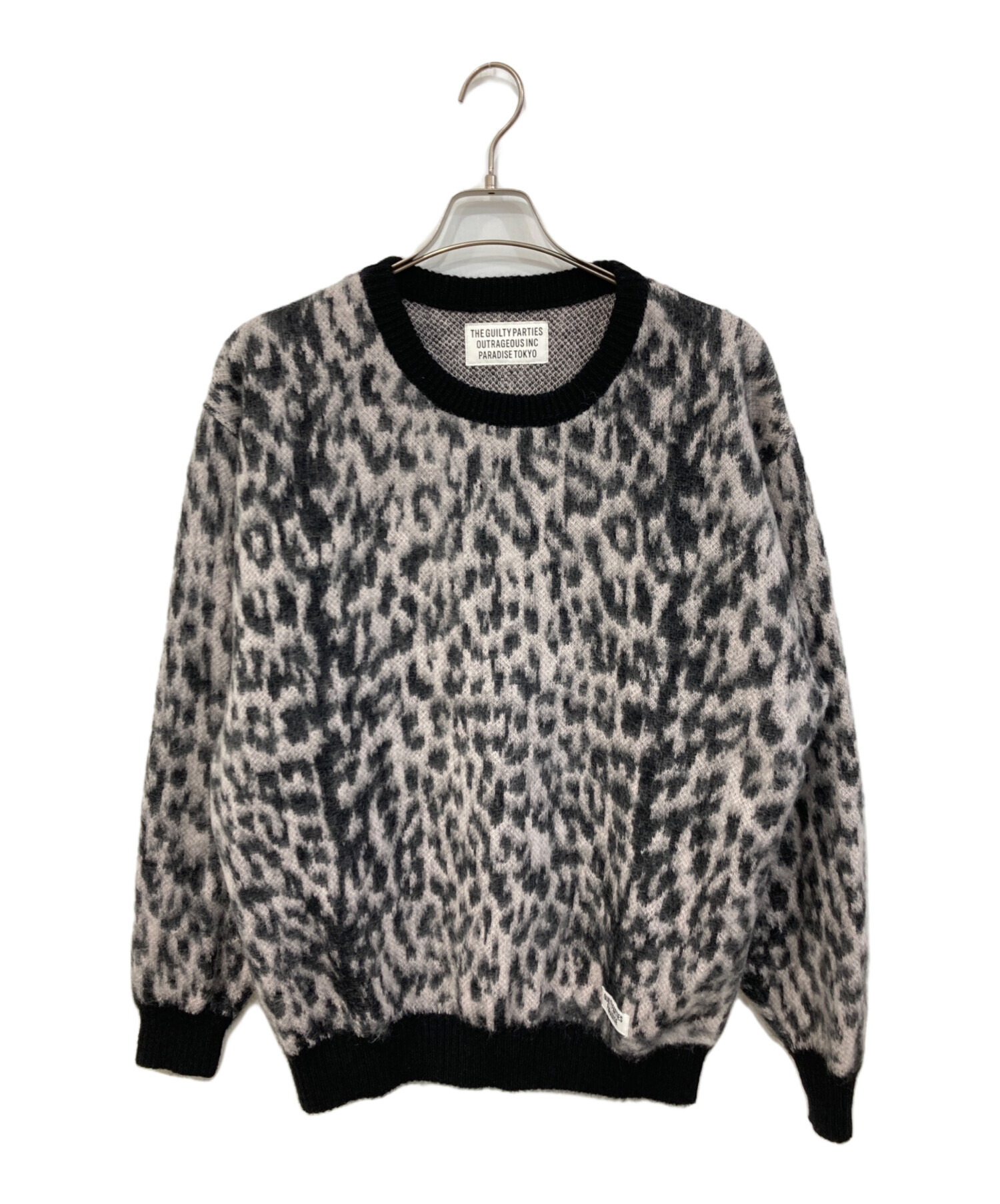 中古・古着通販】WACKO MARIA (ワコマリア) LEOPARD MOHAIR CREW NECK