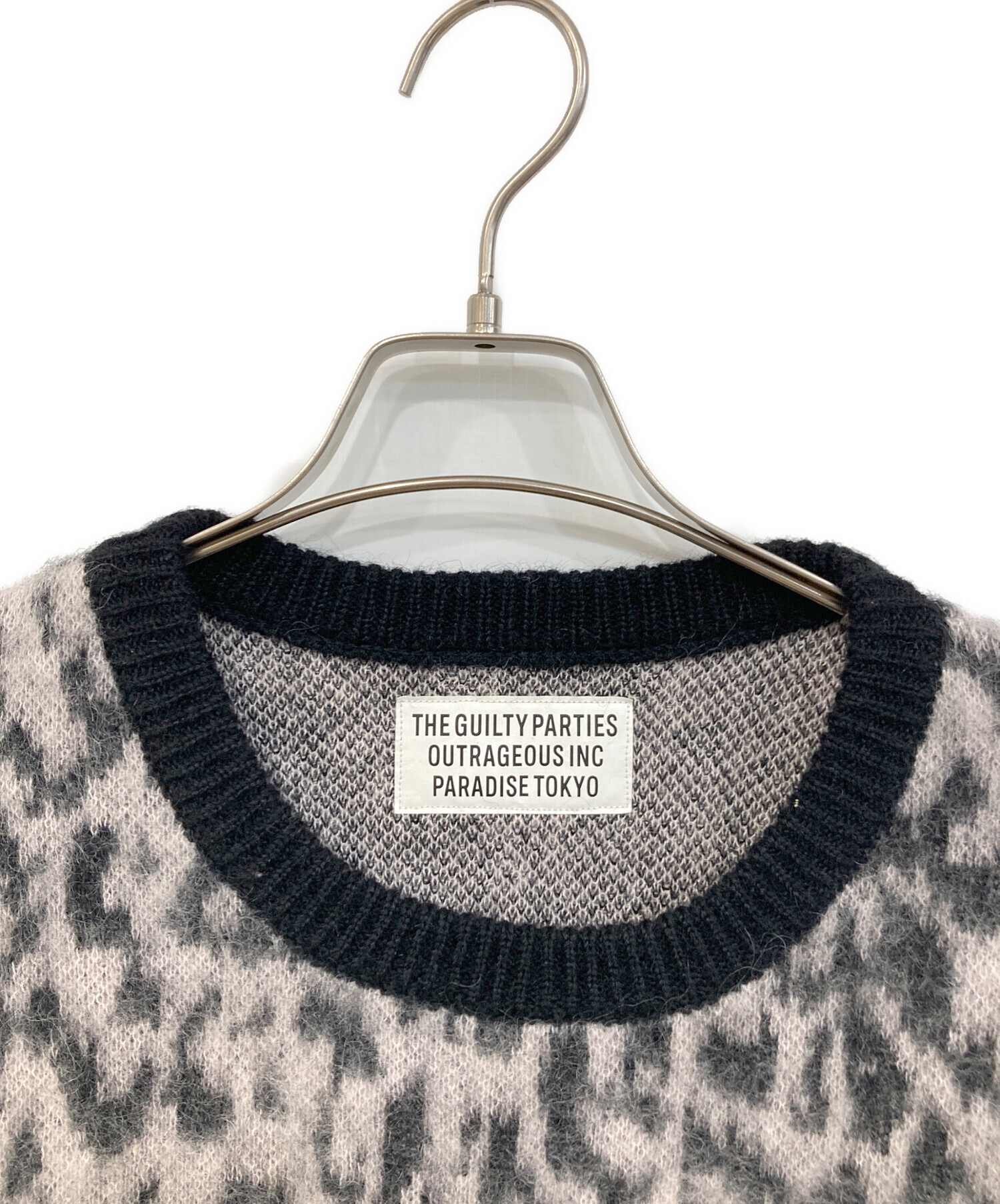 中古・古着通販】WACKO MARIA (ワコマリア) LEOPARD MOHAIR CREW NECK
