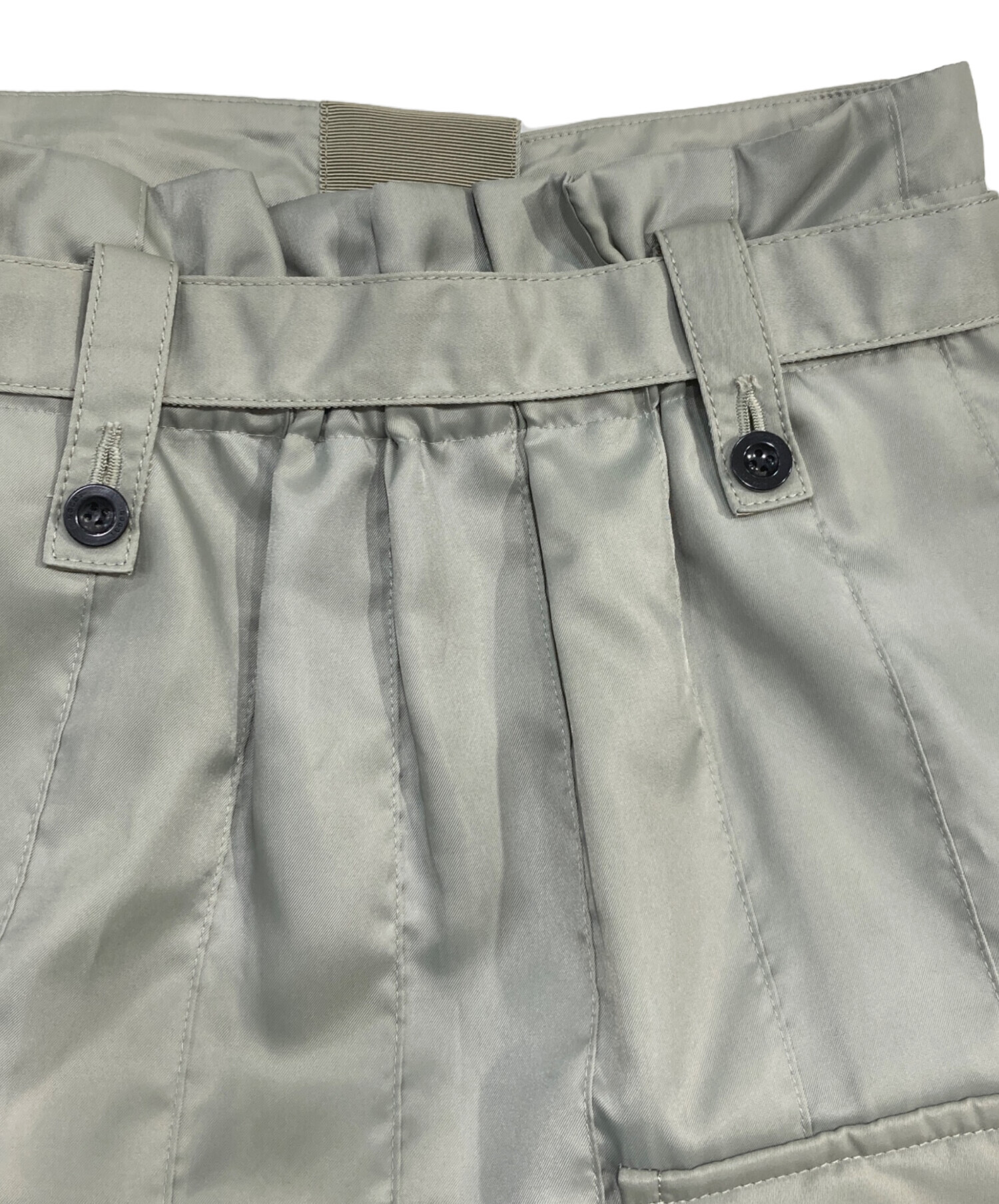 中古・古着通販】sacai (サカイ) ナイロンツイルスカート プリーツ