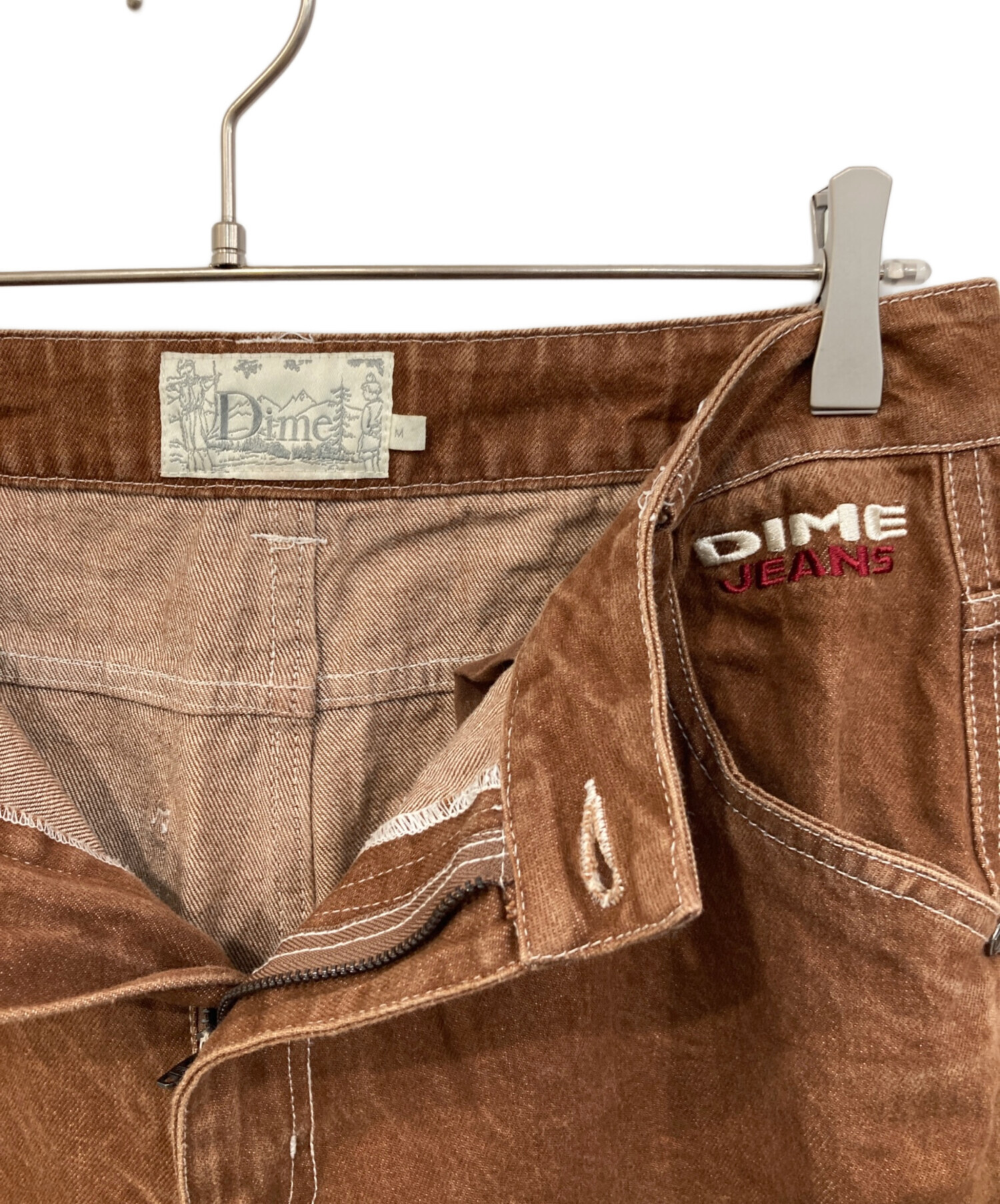 中古・古着通販】Dime (ダイム) DJCO Denim Pants ブラウン サイズ 
