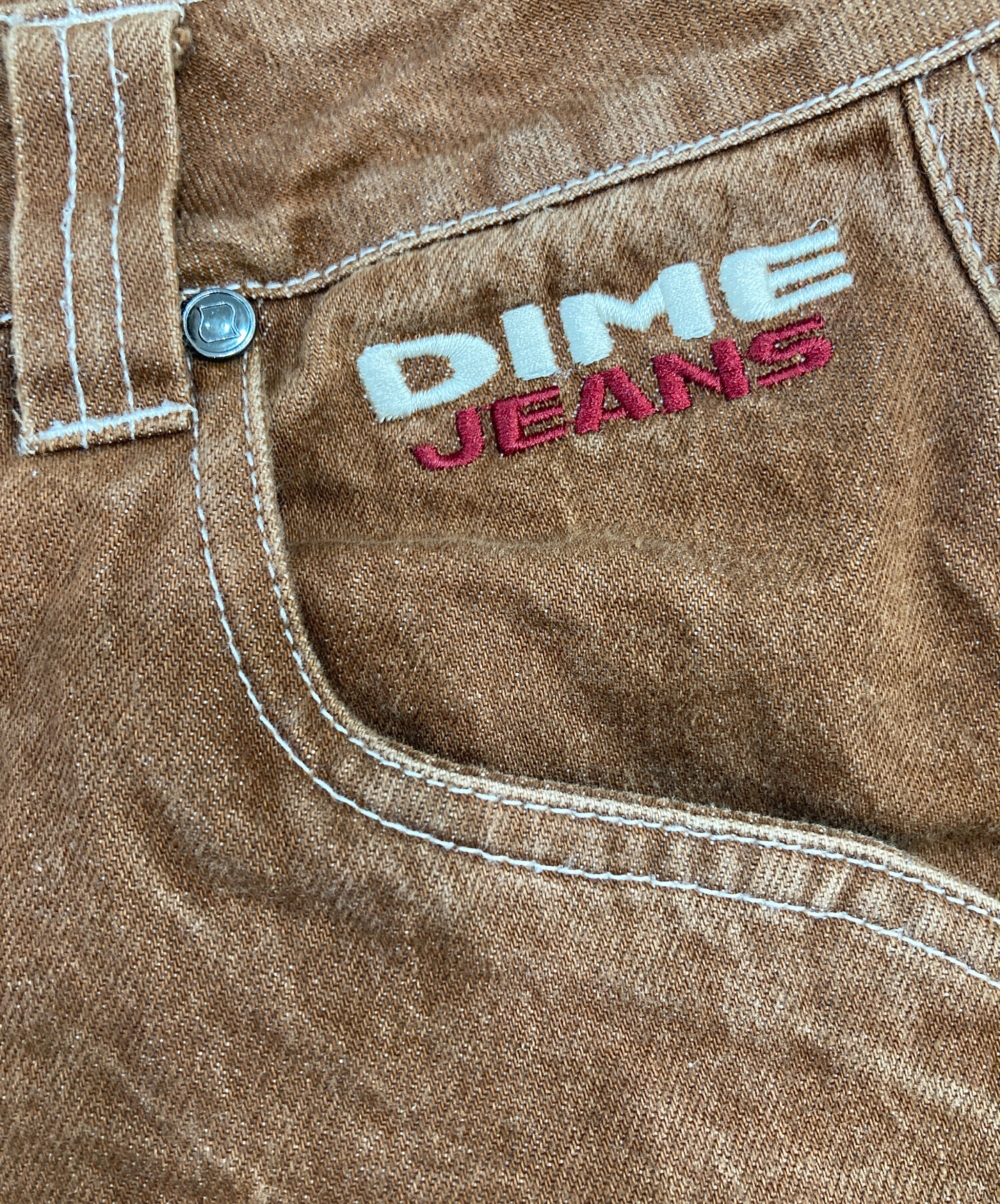 中古・古着通販】Dime (ダイム) DJCO Denim Pants ブラウン サイズ 