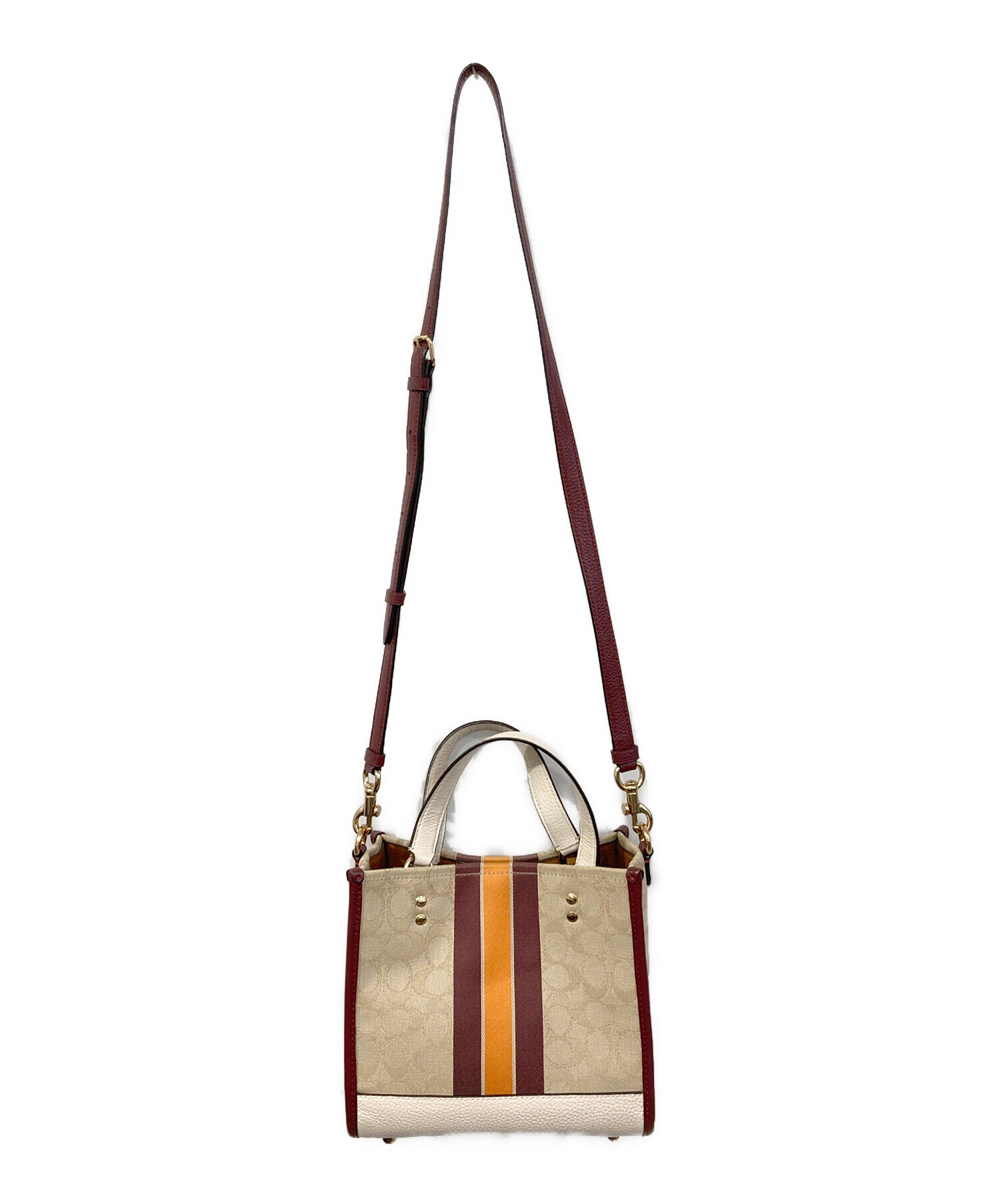 中古・古着通販】COACH (コーチ) デンプシー トート 22 ベージュ 